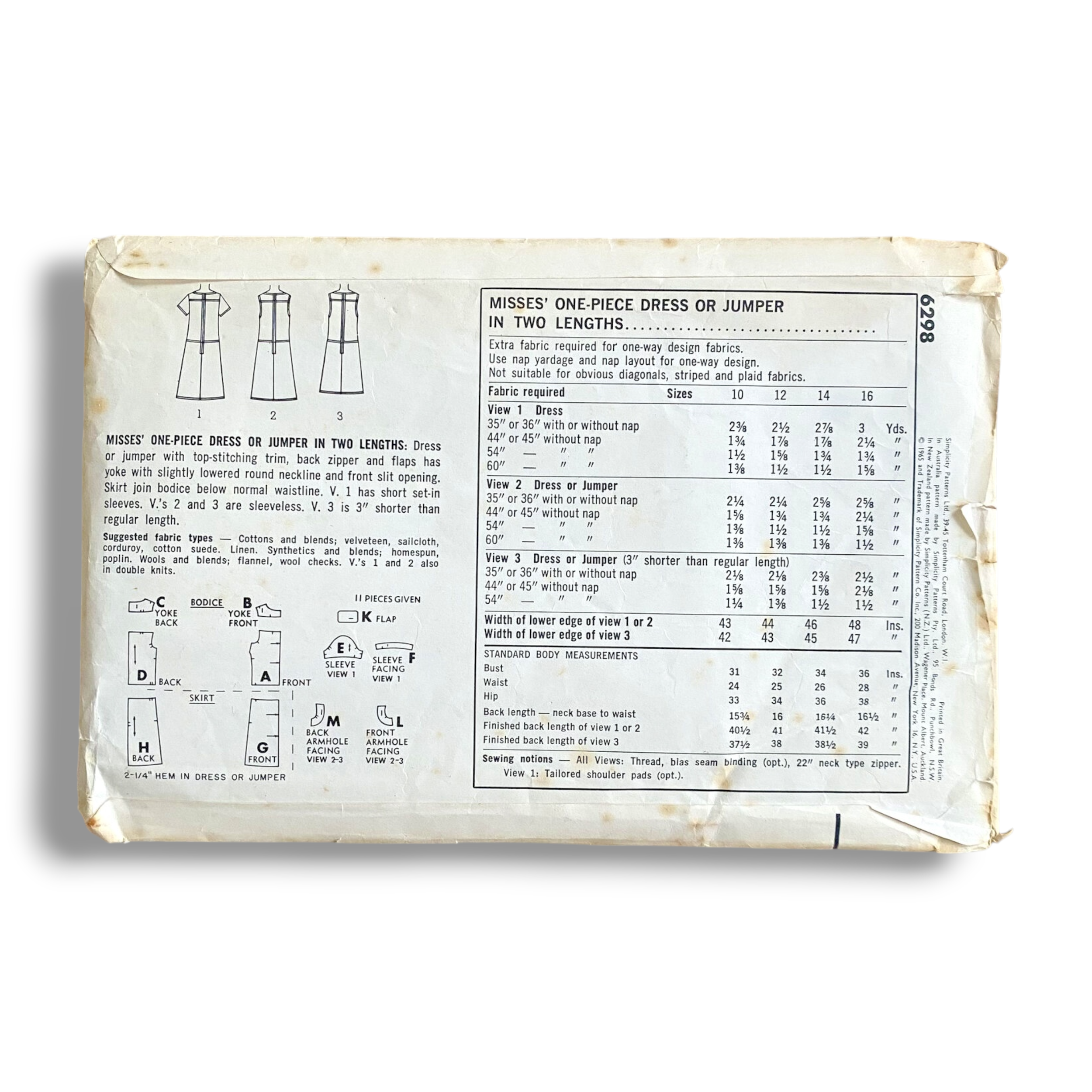 Simplicity 6298, 60s Dress:Jumper, Size 14:34, Cut & Complete, Vintage Sewing Pattern2.PNG