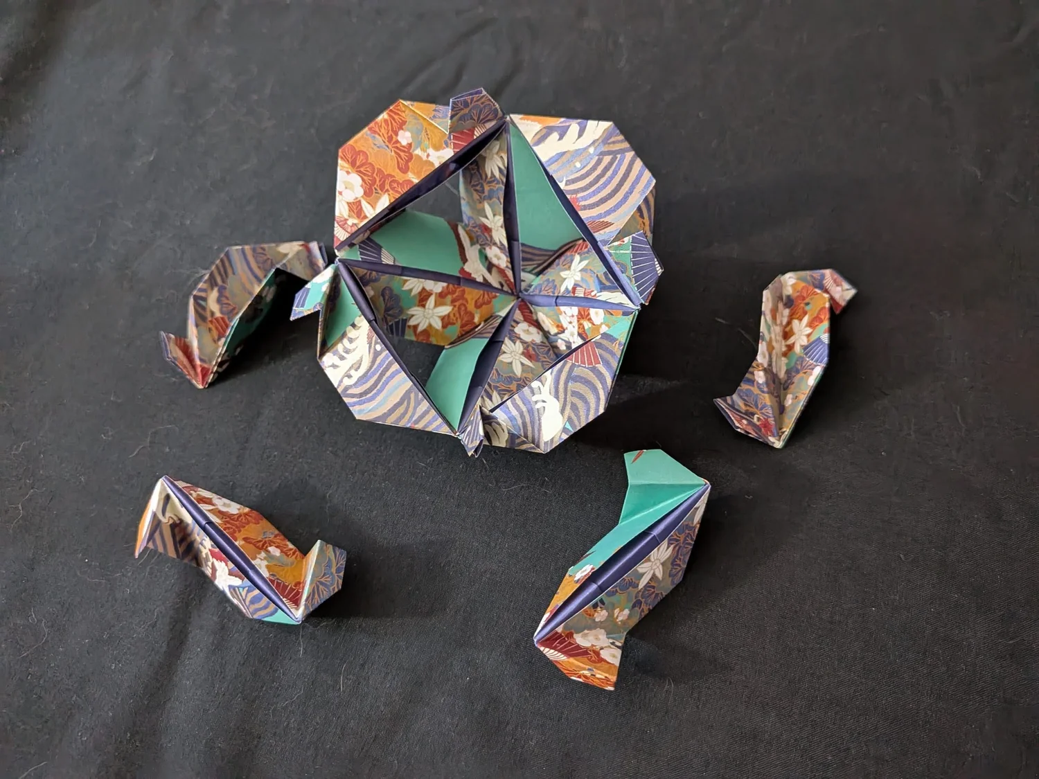 Modular Origami Examples Kusudama Modular Origami — The Works Seattle