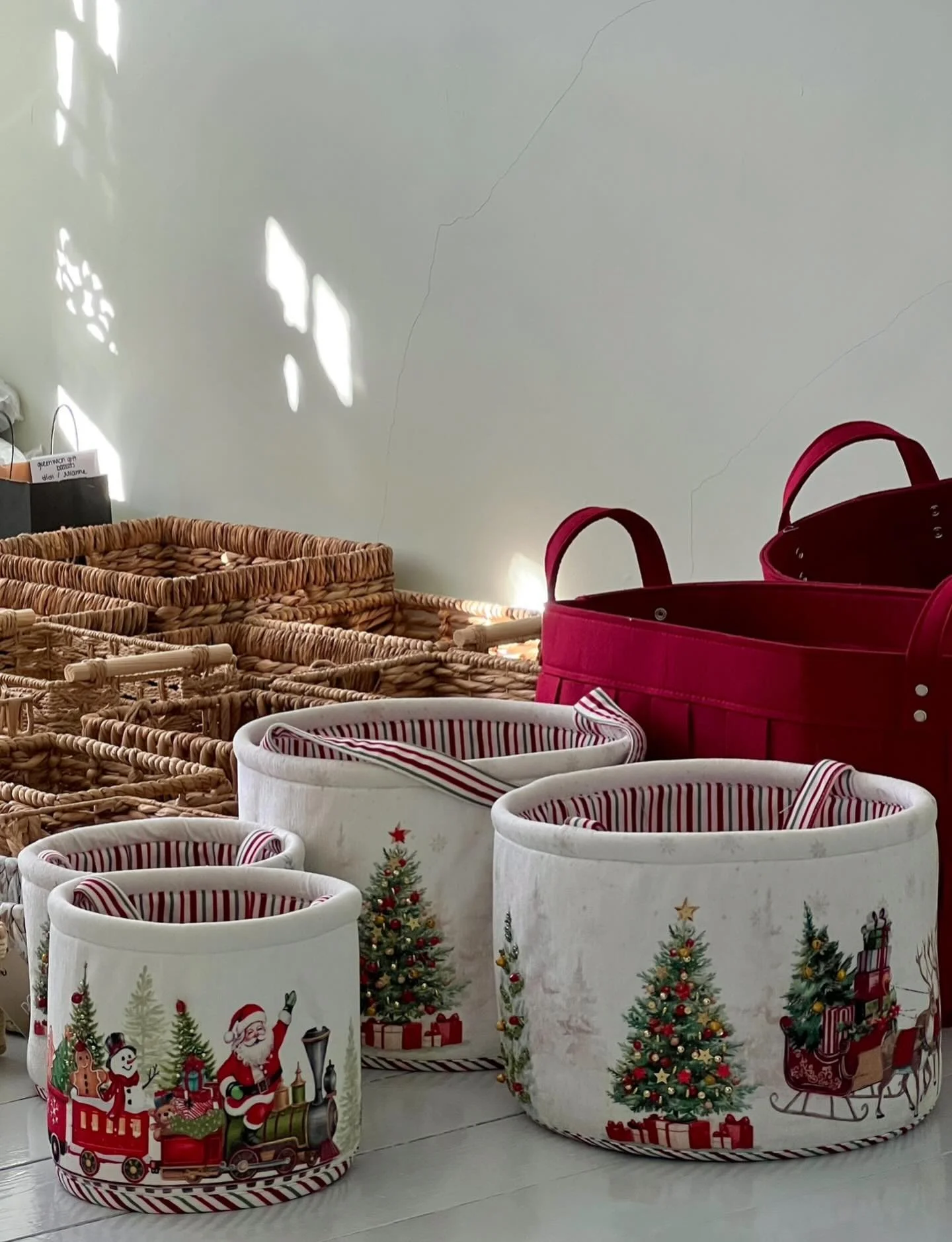 it&rsquo;s ✨ tiiiiimeeee ✨ Christmas Baskets are live on our website! The perfect way to give a little holiday cheer to someone you ❤️