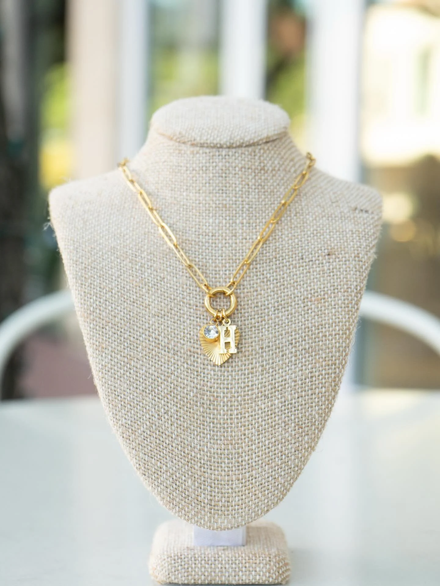 Our Keepsake Necklace makes the perfect everyday necklace. Featuring a dainty heart charm, a custom initial, and a sparkling birthstone, this meaningful piece is designed to celebrate the people and moments closest to your heart. Live on our website 