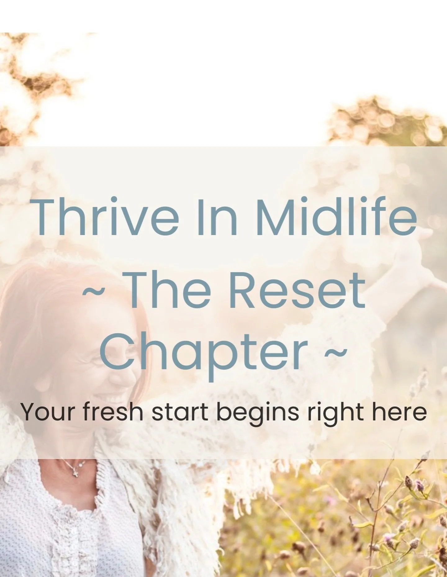 Take a breath and pause for a moment! 

When was the last time you stopped long enough to ask yourself&hellip;....
 🤔 How fulfilled am I on a day to day basis or am I just managing and getting through life? 

Let's be honest! Midlife has a way of sn