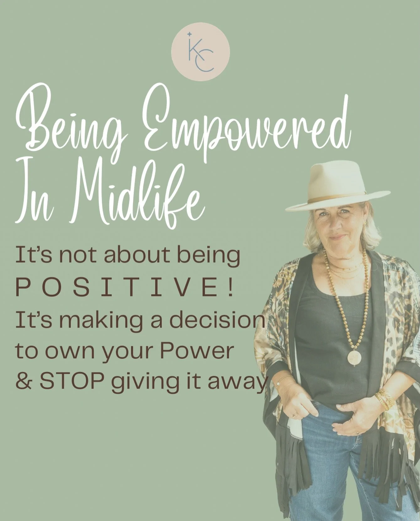 Being empowered isn&rsquo;t about pretending everything is okay.

It&rsquo;s about choosing to stop handing your power to fear, self-doubt, or other people&rsquo;s opinions&hellip; and taking it back, one courageous decision at a time! 🤩

✨ Ready to