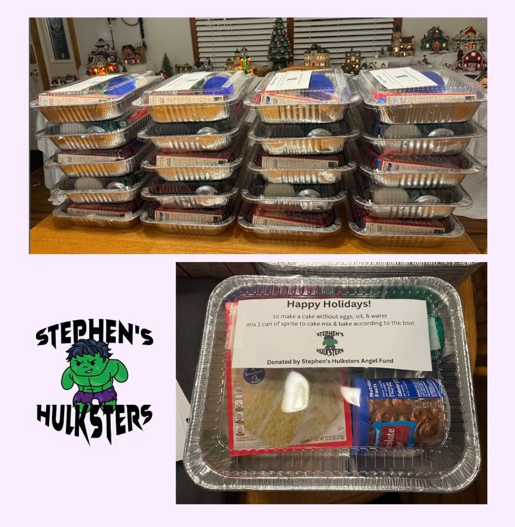 Spreading some Holiday Cheer with these Hulkster cake donation boxes!!!