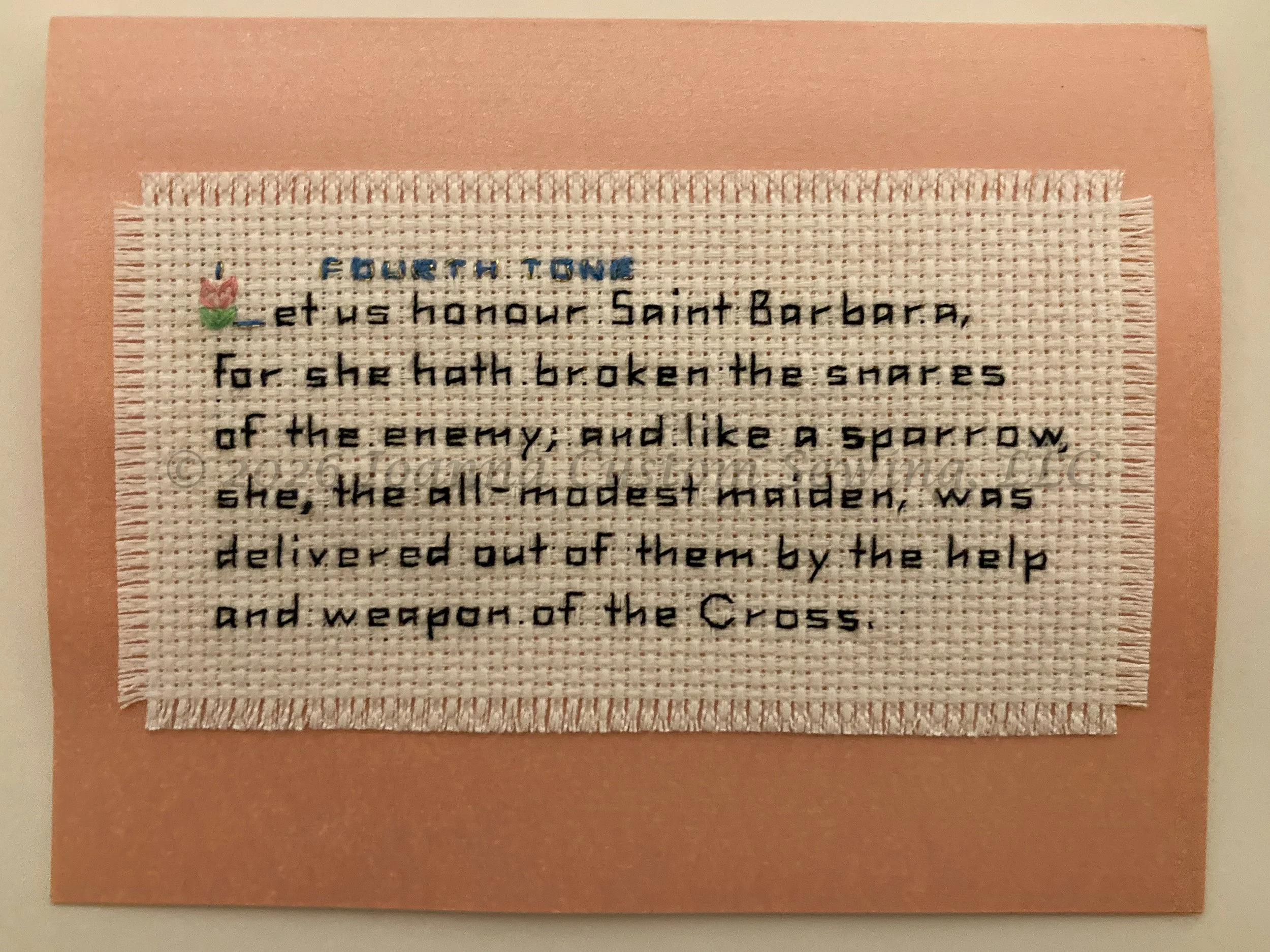 St. Barbara (Dec. 4) Dismissal Hymn English