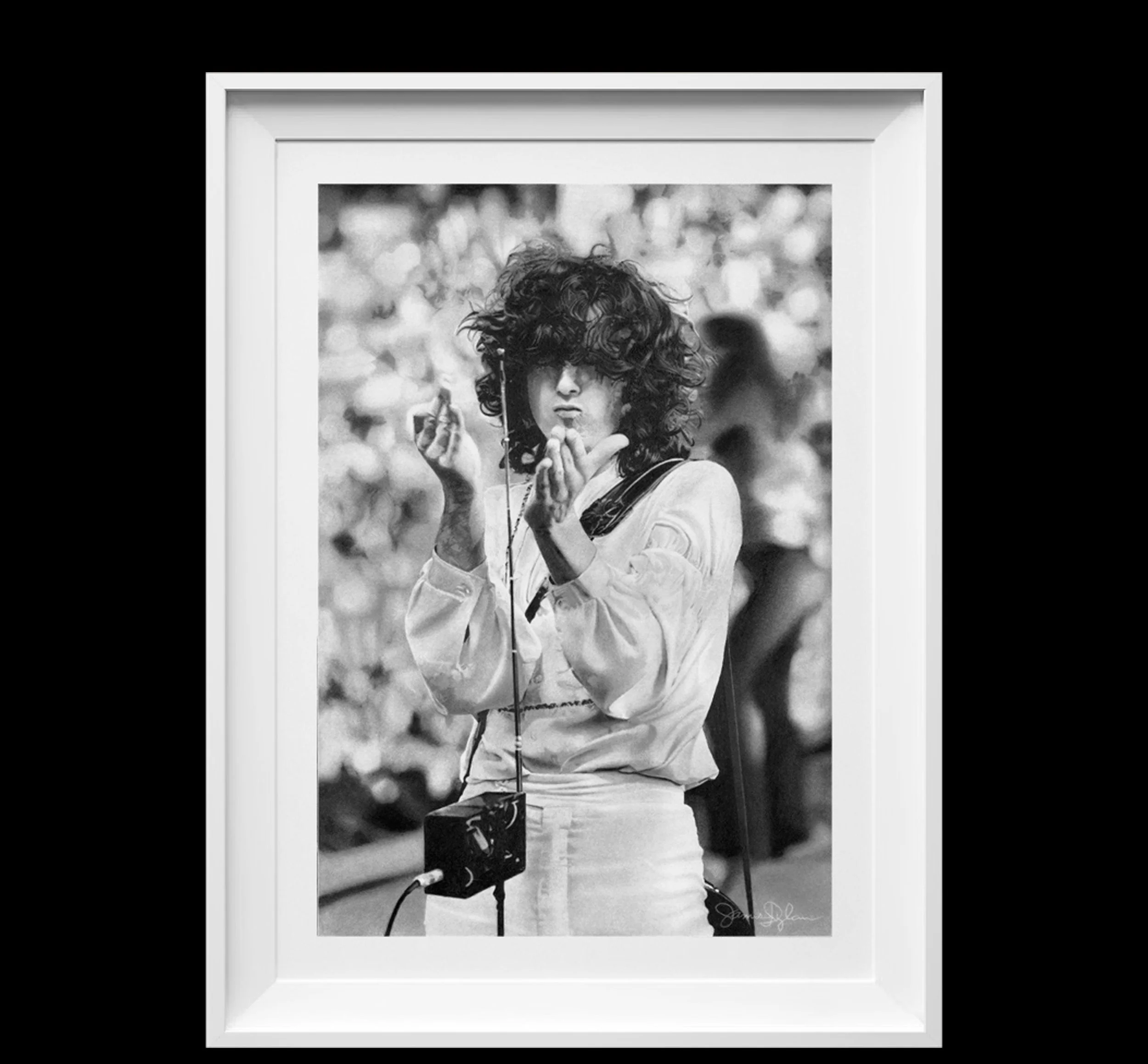 Drawing Print - Jimmy Page