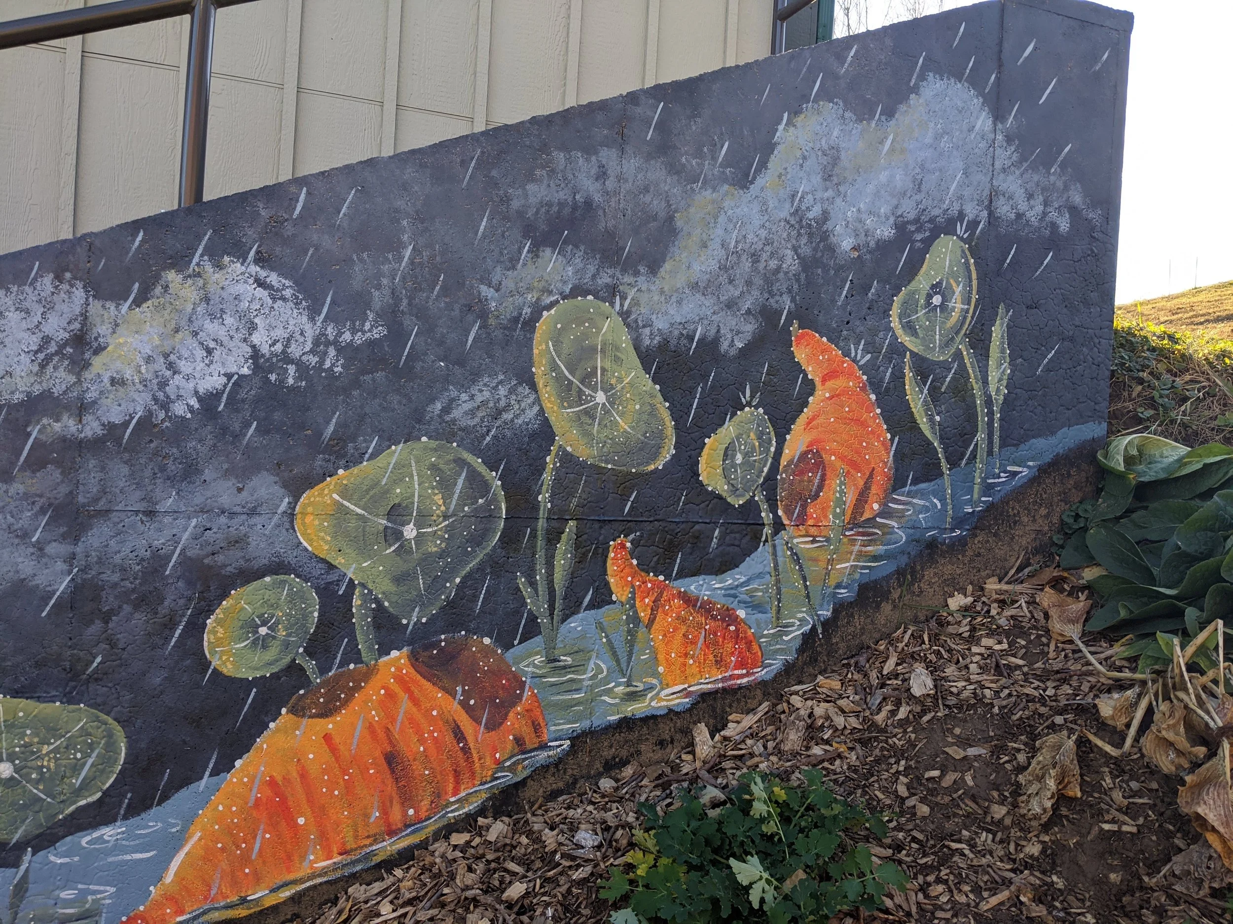Mural for Prairie Hill Co-housing in Iowa City, IA