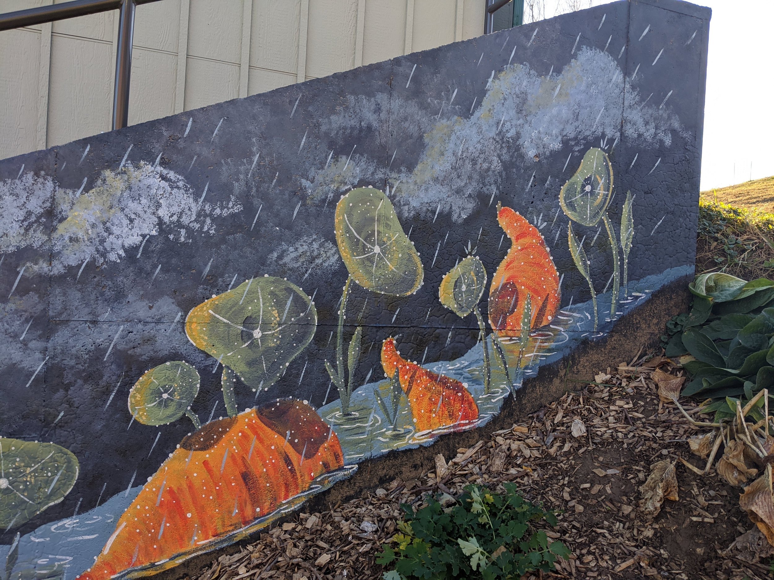 Mural for Prairie Hill Co-housing in Iowa City, IA