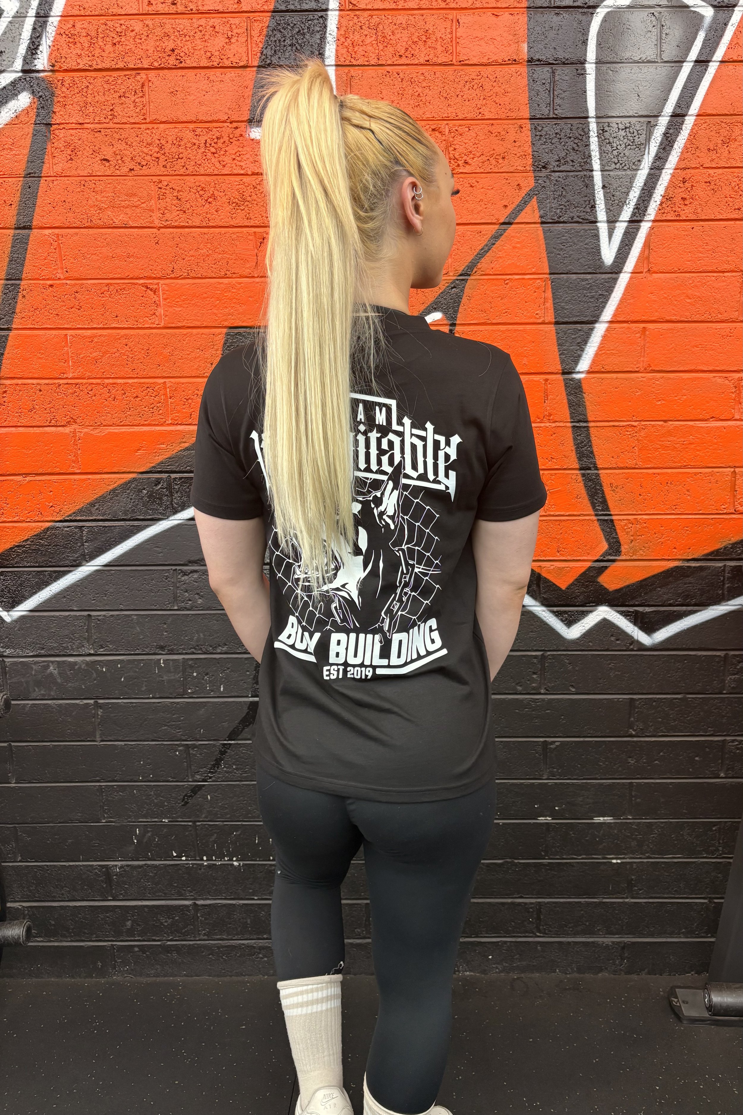 Ladies Classic Tee with Doberman Print back.jpeg