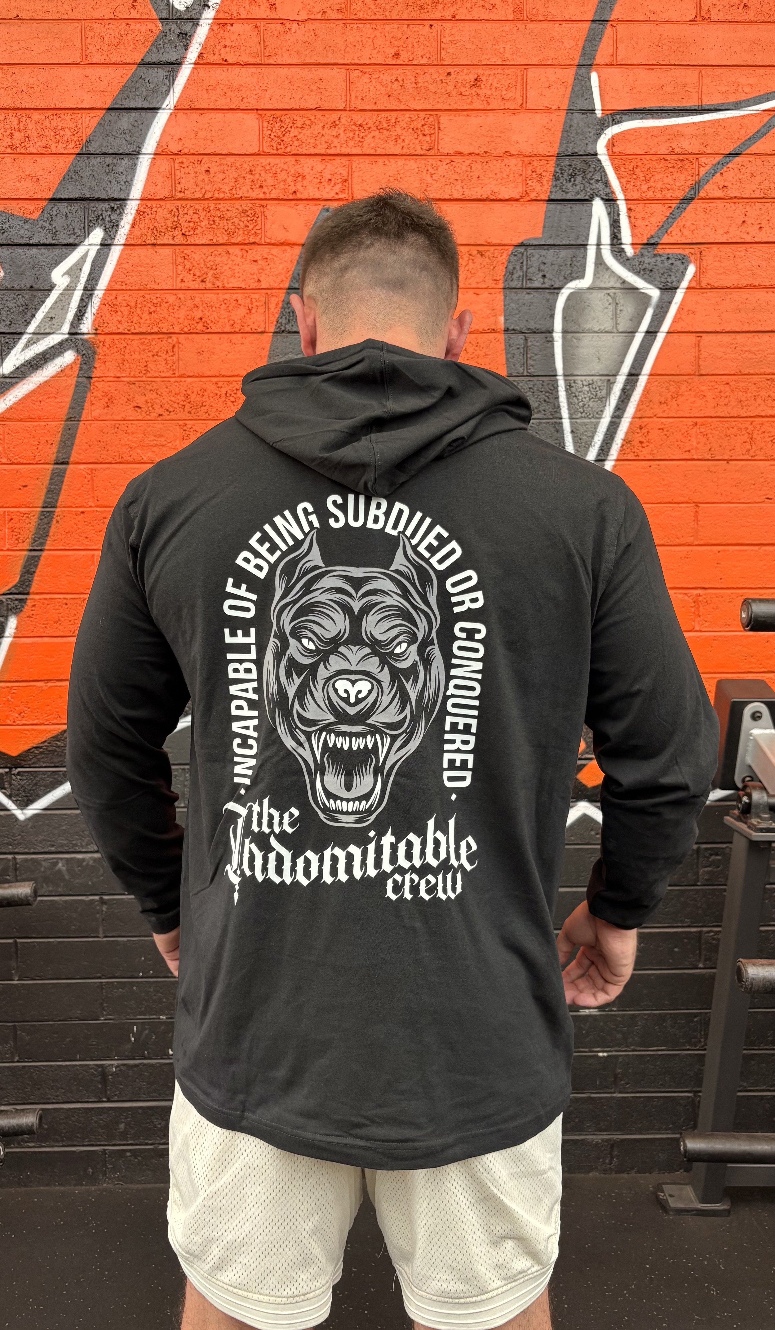 L/S Hooded Tee - Hellhound