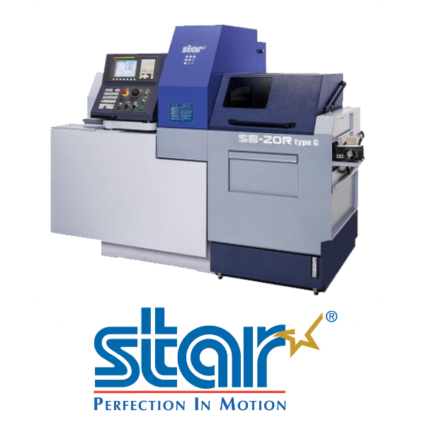 A large industrial machine, specifically a Star SB-20R type 6, used for manufacturing or processing, with control panel on the left and a covered section on the right.
