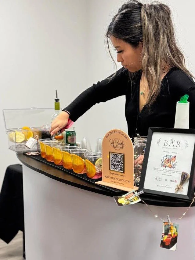 Bartender Creating the Sangria