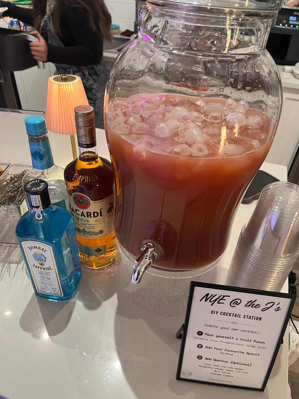 DIY Cocktail Station