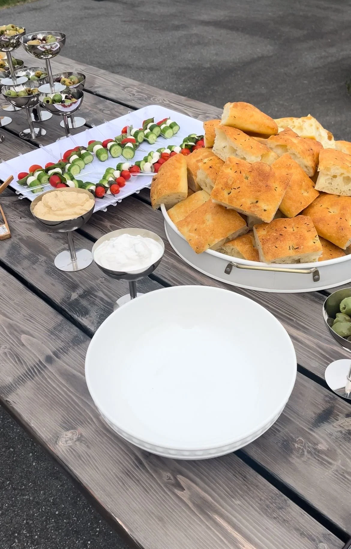 Appetizers before the dinner