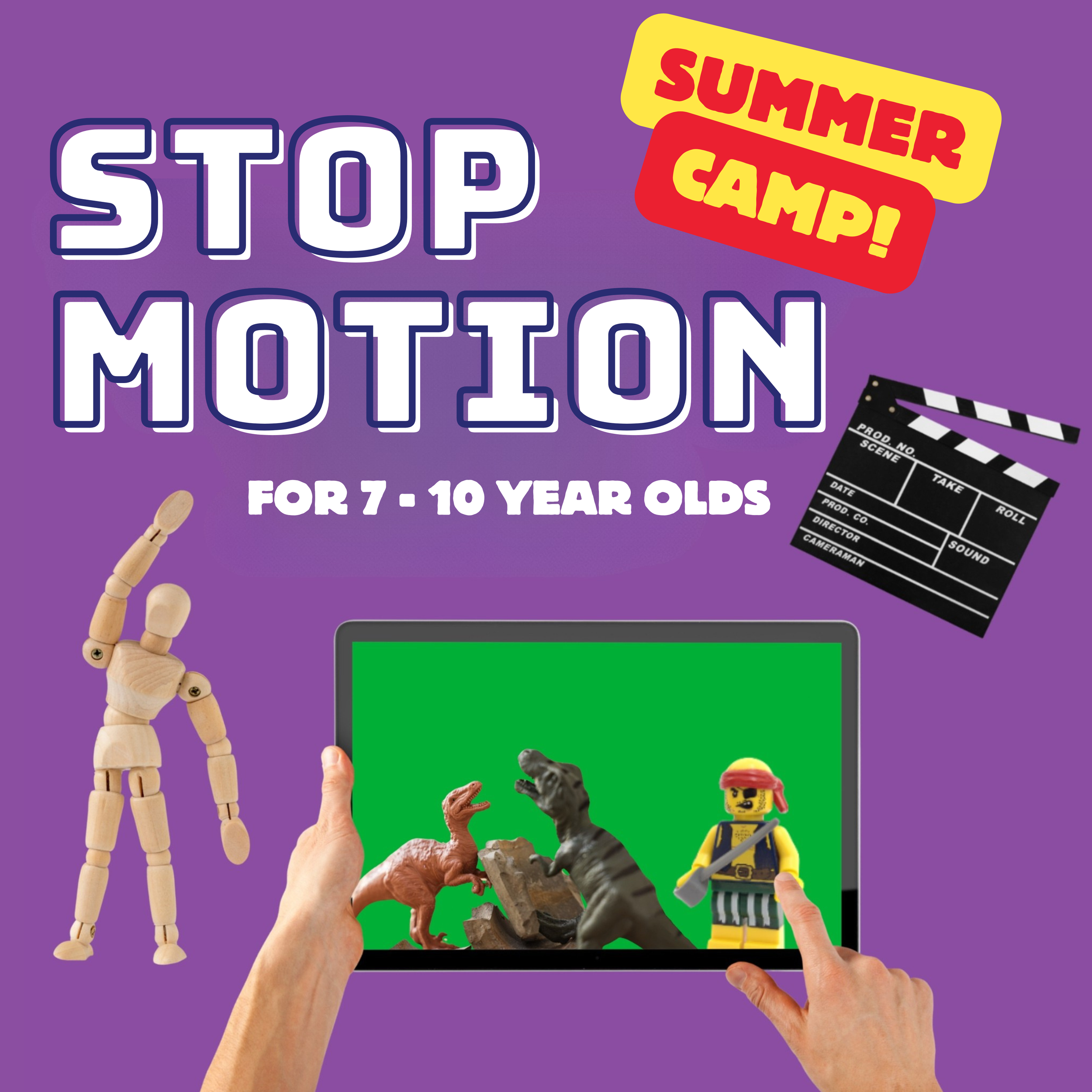 Stop Motion Camp for 7 - 10 year olds