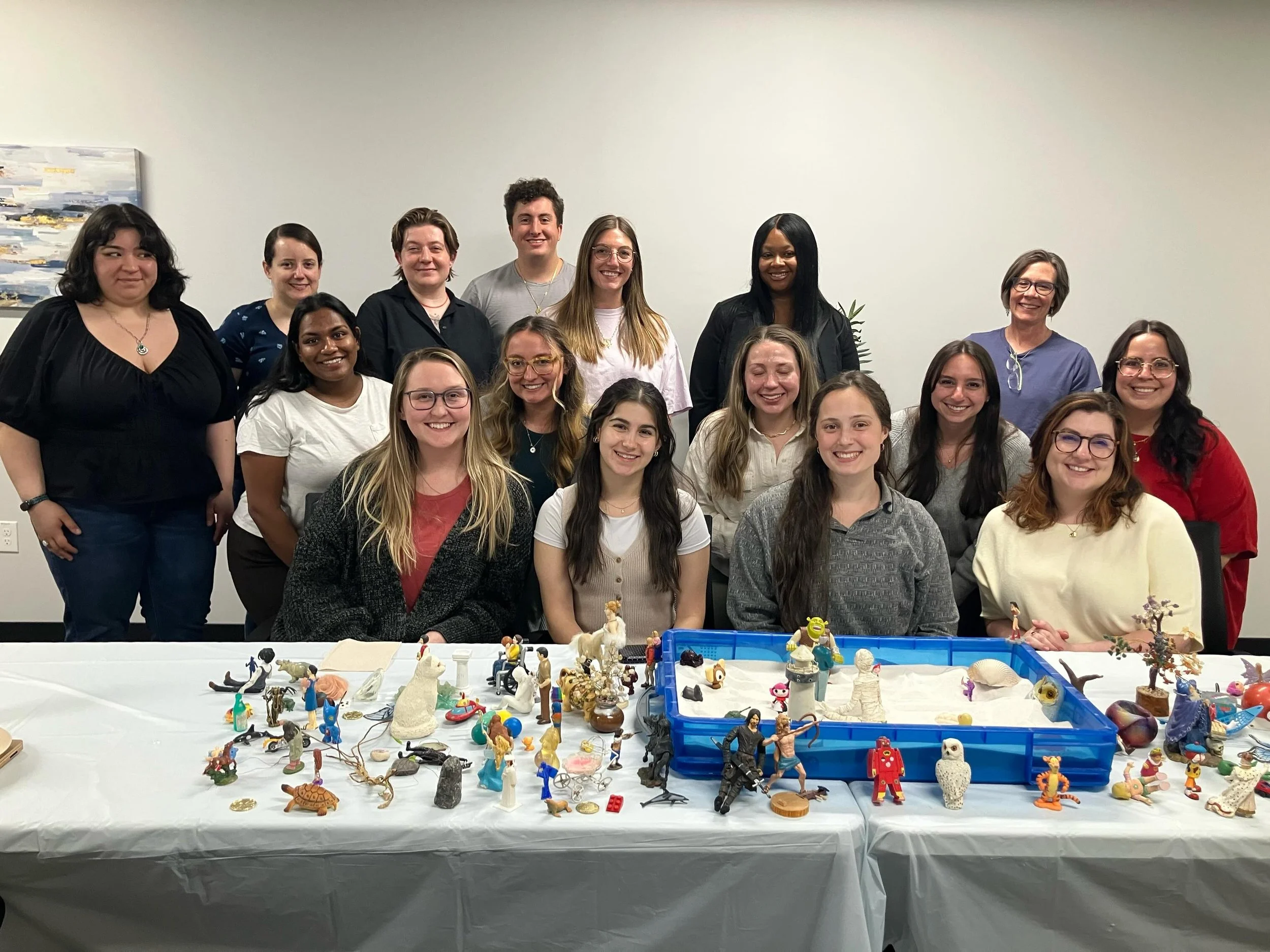 Another fabulous in community training. Tree of Life Princeton, so enjoyable sharing Sand Play Therapy with you and your wonderful team! @treeoflifecounselingcenter 

If you are Interested in a free, 1.5 CEUs, Basic Introduction to Sand Play Therapy 