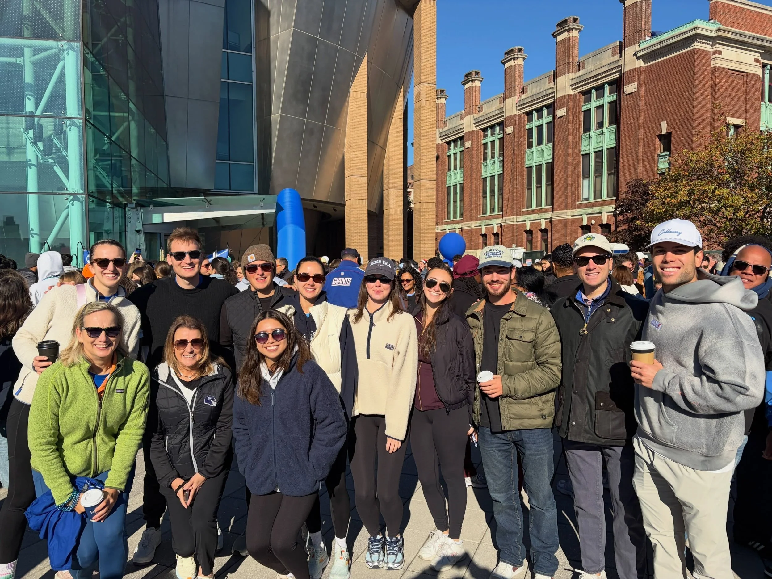It&rsquo;s a weekend of giving for Lighthouse! We are proud to support the @shulawcares team with their Out of the Darkness walk to prevent suicide in Hoboken today.  @charlottestant was the team captain, continuing her philanthropy work during her b