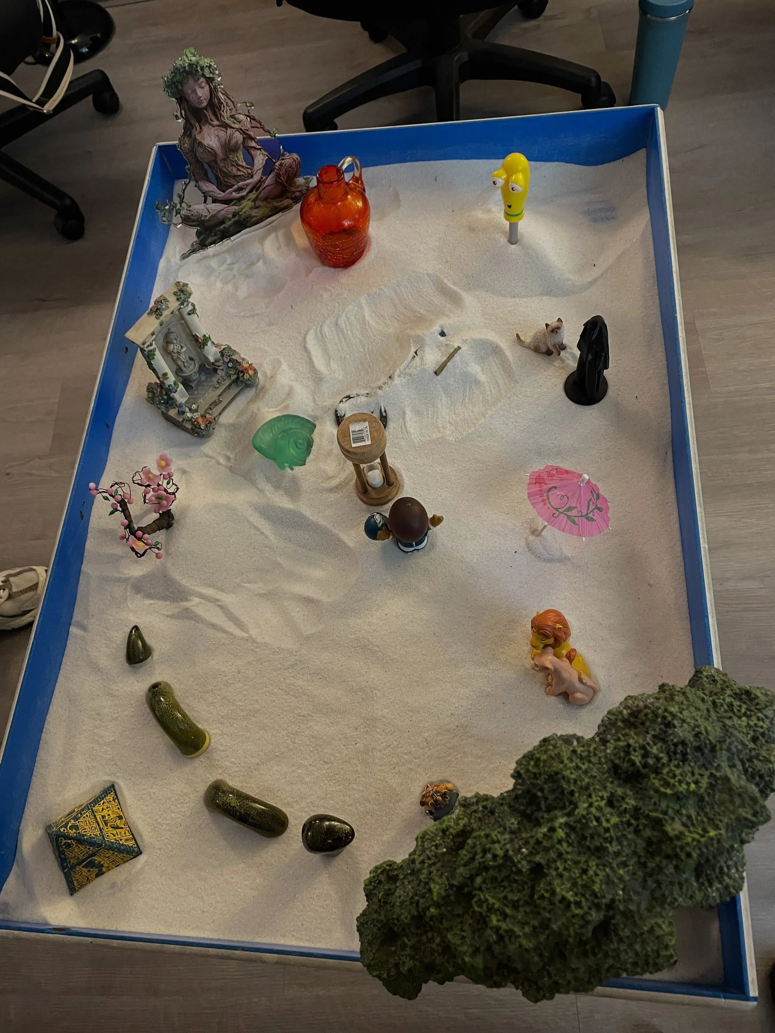 Completed day two of Introduction to Sand Play Therapy Training. Where trainees learned how to deepen the experience and the use of water. 🌊 #sandplay #training #continuingeducation #therapy
