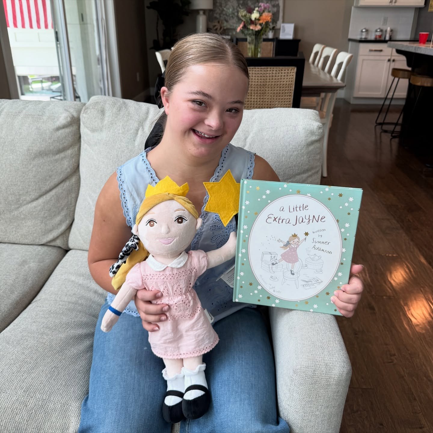 🎀Giveaway!🎀

I am SO excited about this giveaway for Down syndrome awareness month! It was so special for Jayne to open up a doll that looks like her from our book &ldquo;A Little Extra Jayne!&rdquo; That little hug 🥰

And you can Win YOUR CHOICE 