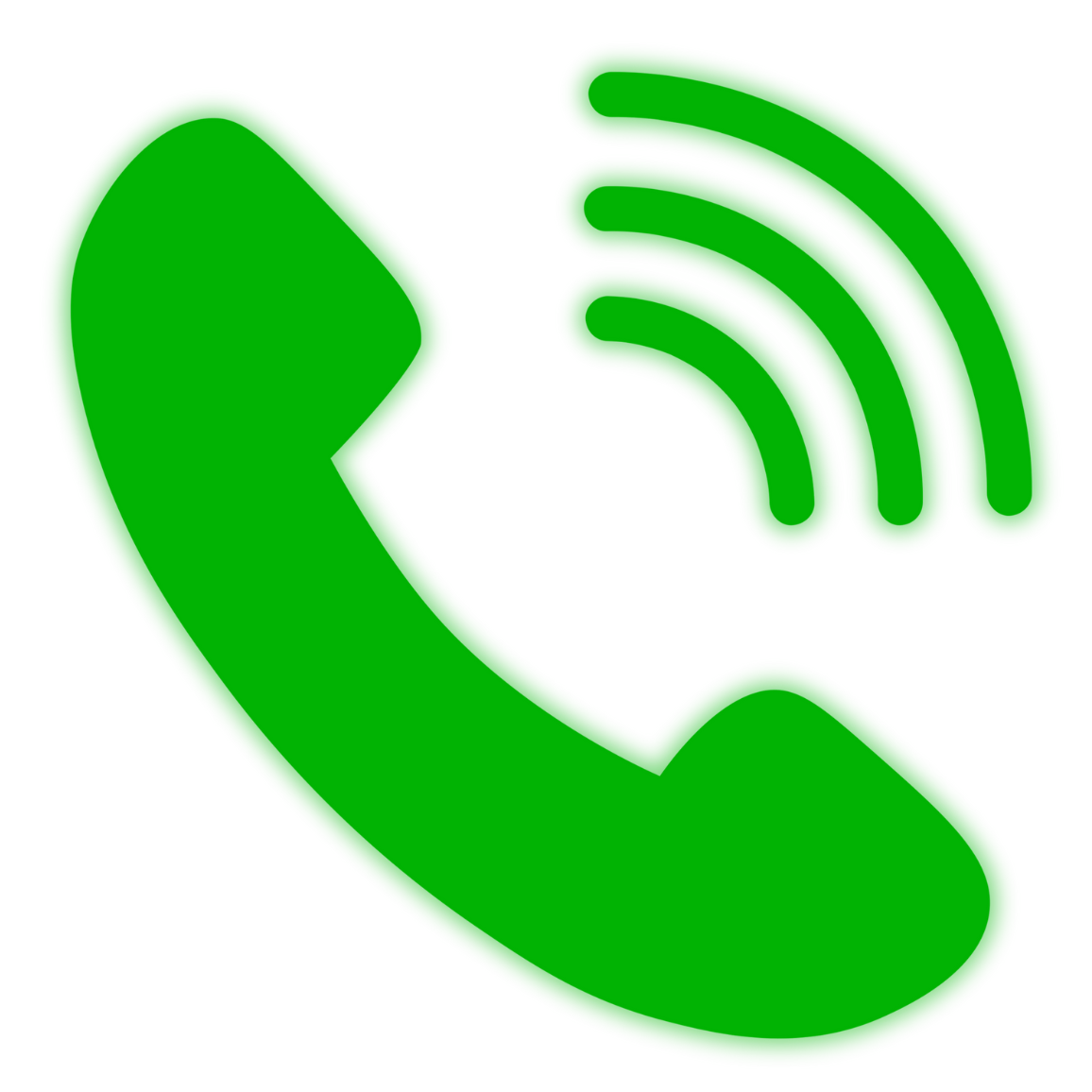 Green icon of a hand holding a Wi-Fi signal symbol.