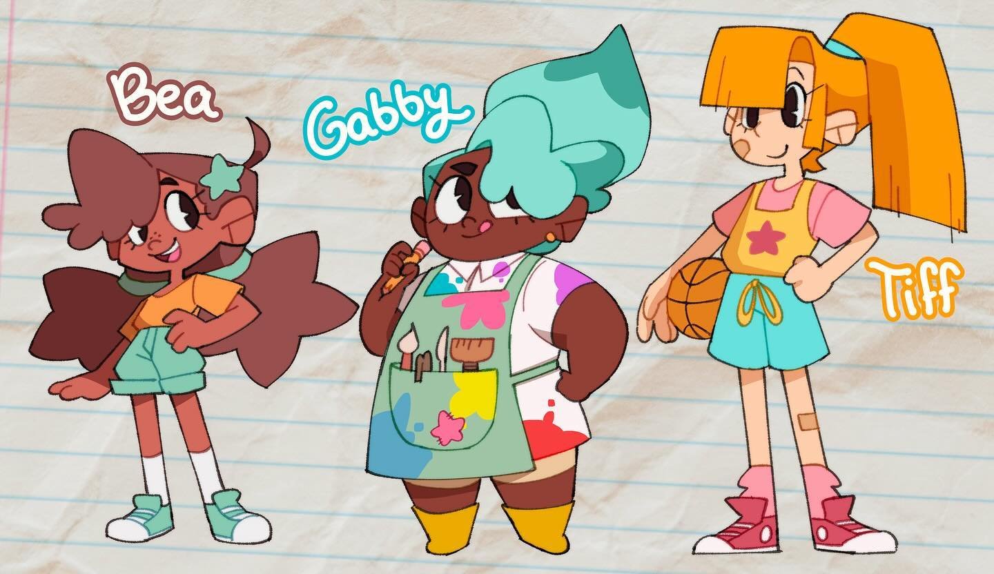 Meet the first three of the Subject Six!
These gals were normal middle schoolers until they were bestowed powers by an alien seeking refuge&hellip;and revenge! They can use their favorite subjects as their power to fight back from aliens invading the