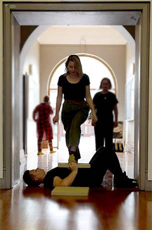 Stepping Stones, Video Still, Performance, 2018. 