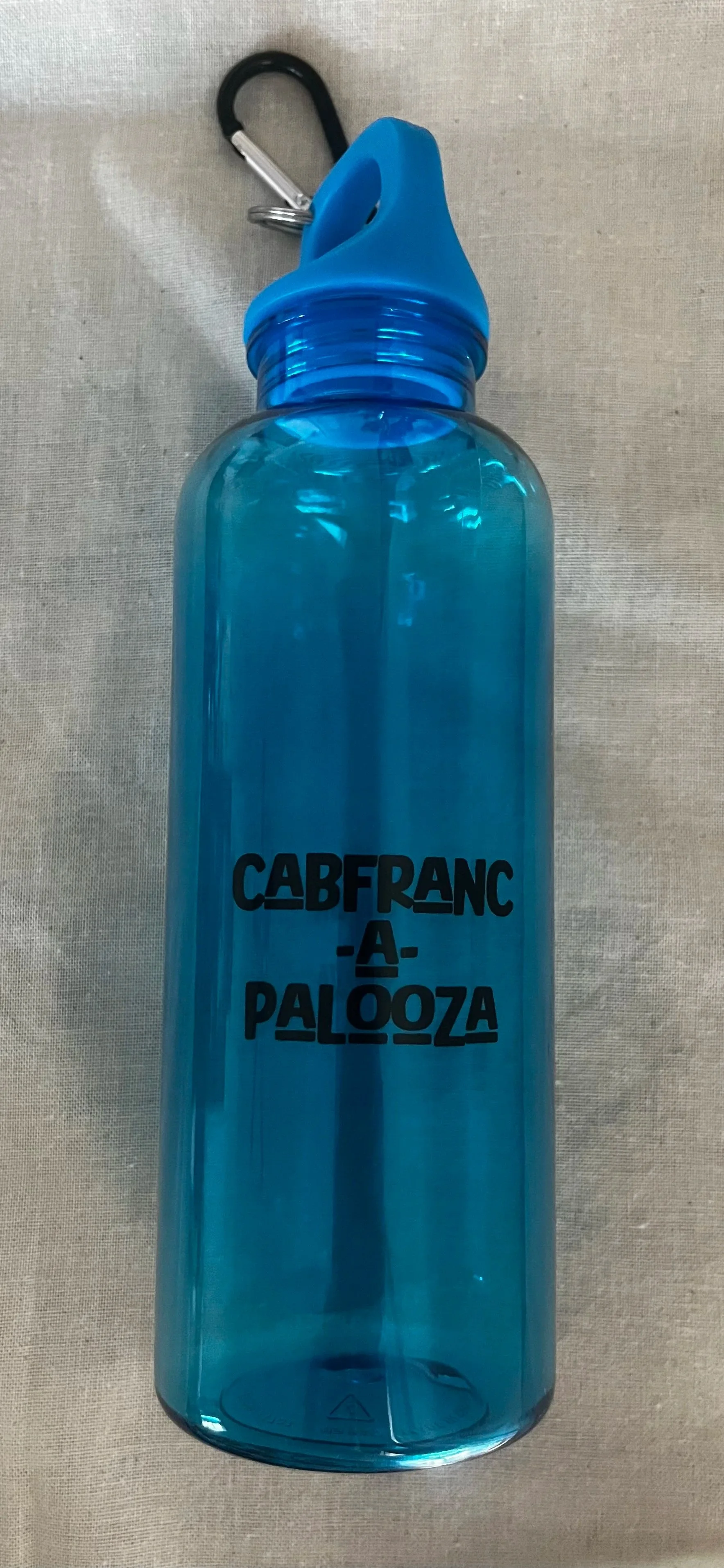 CabFranc-A-Palooza Blue Water Bottle