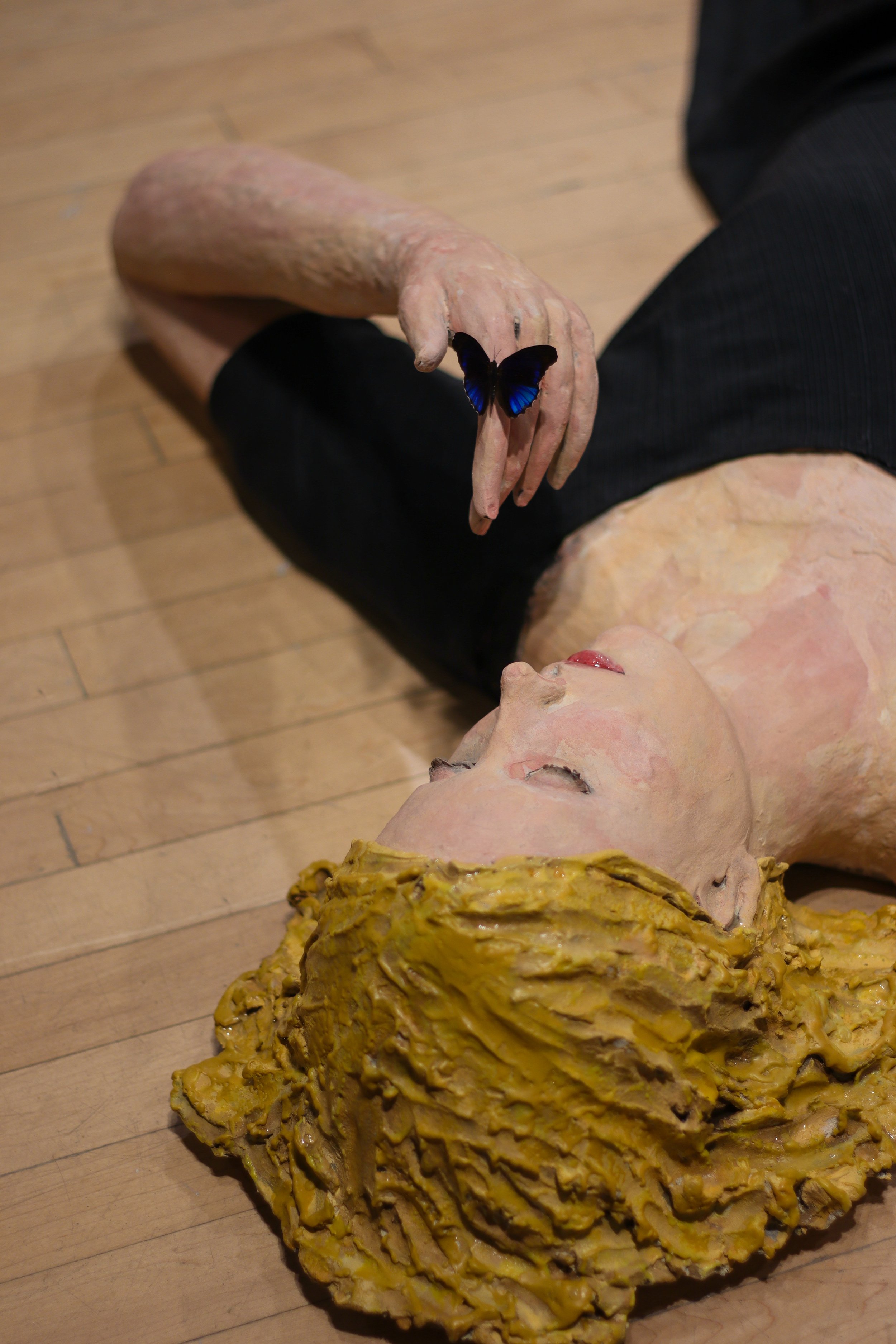 I watch your hands like butterflies landing 