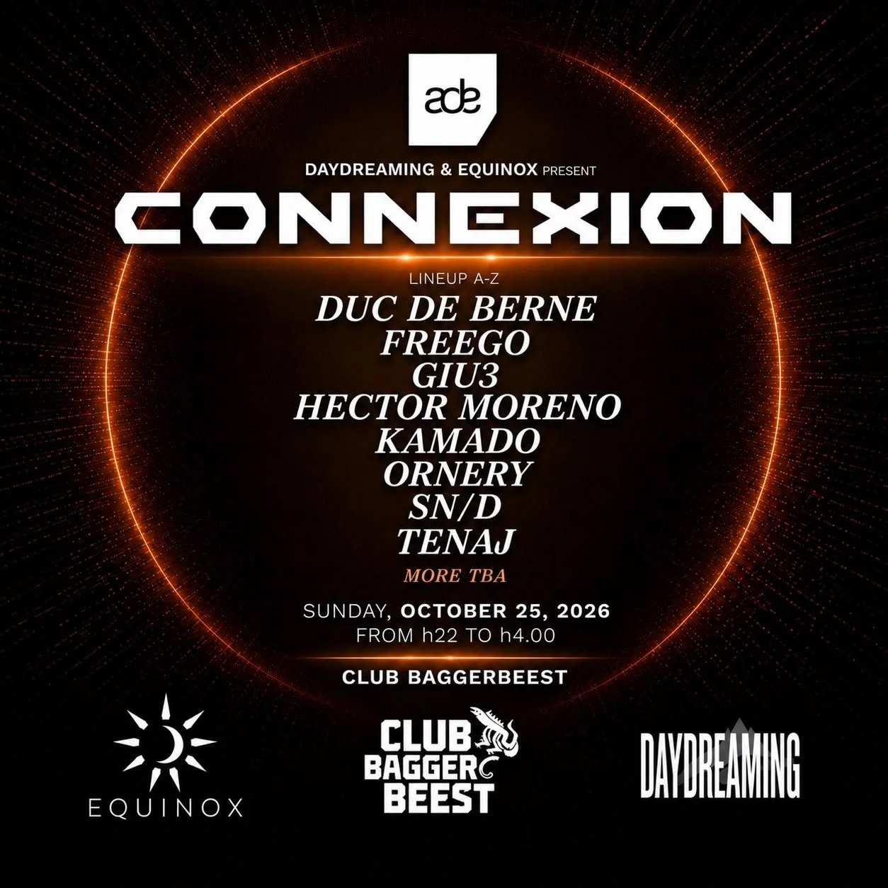DAYDREAMING &amp; EQUINOX present CONNEXION ADE