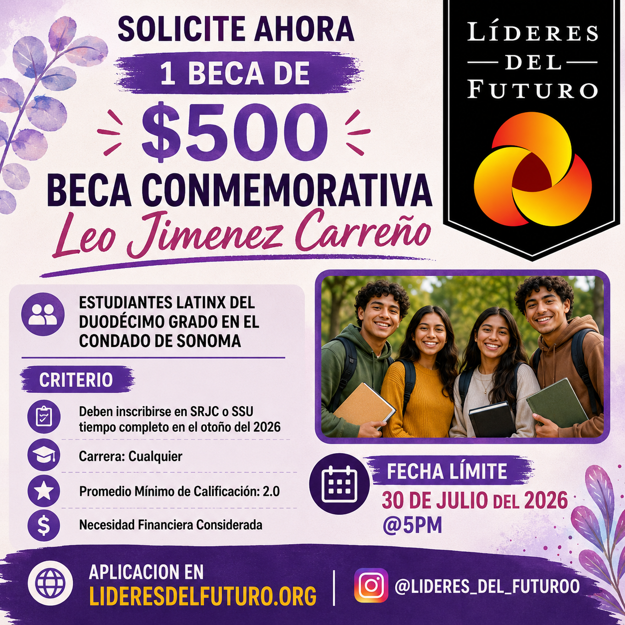 Leo Jimenez Carreño Scholarship