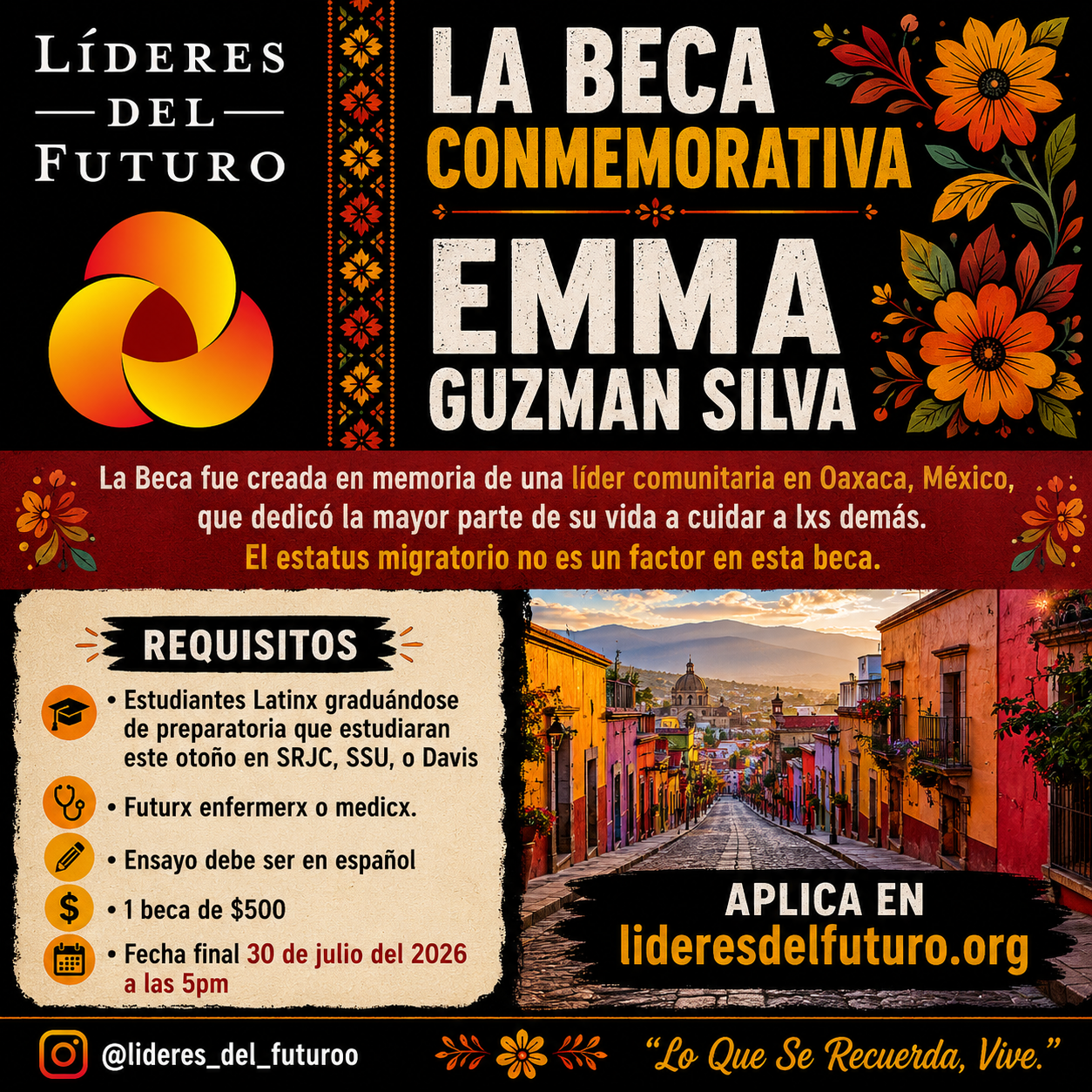 Emma Guzman Silva Scholarship