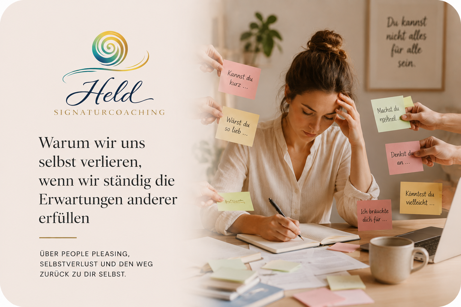 Warum wir uns selbst verlieren, wenn wir ständig die Erwartungen anderer erfüllen