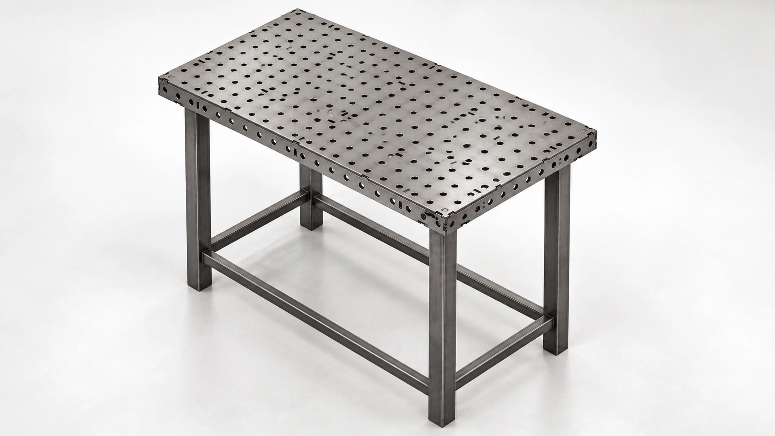 Complete TDB Fab UK-made welding table with 16 mm tooling holes