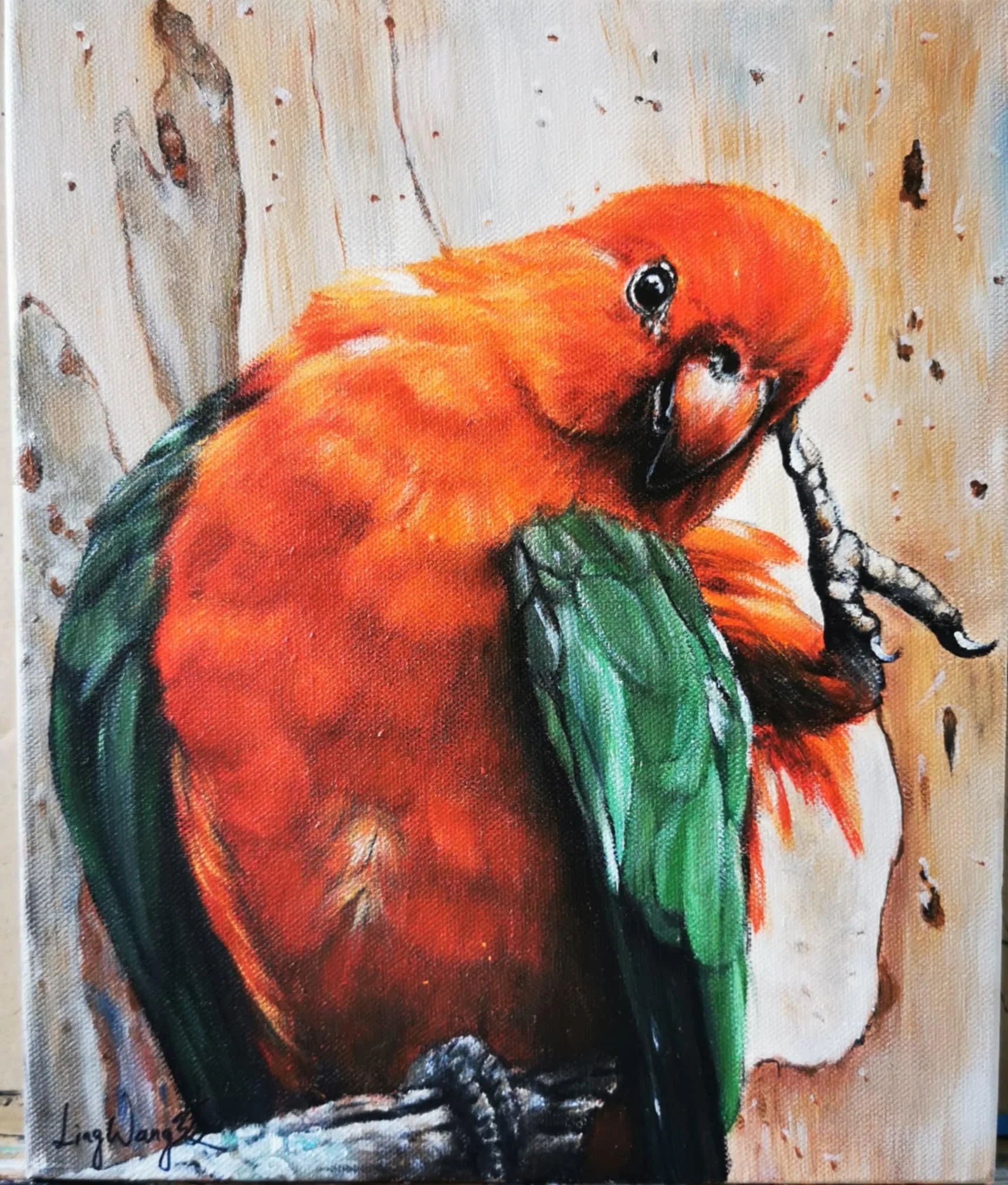 Emerald and Fire unframed.jpg