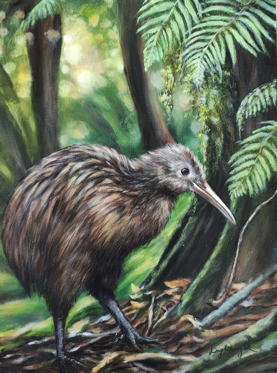 Kiwi in the Undergrowth