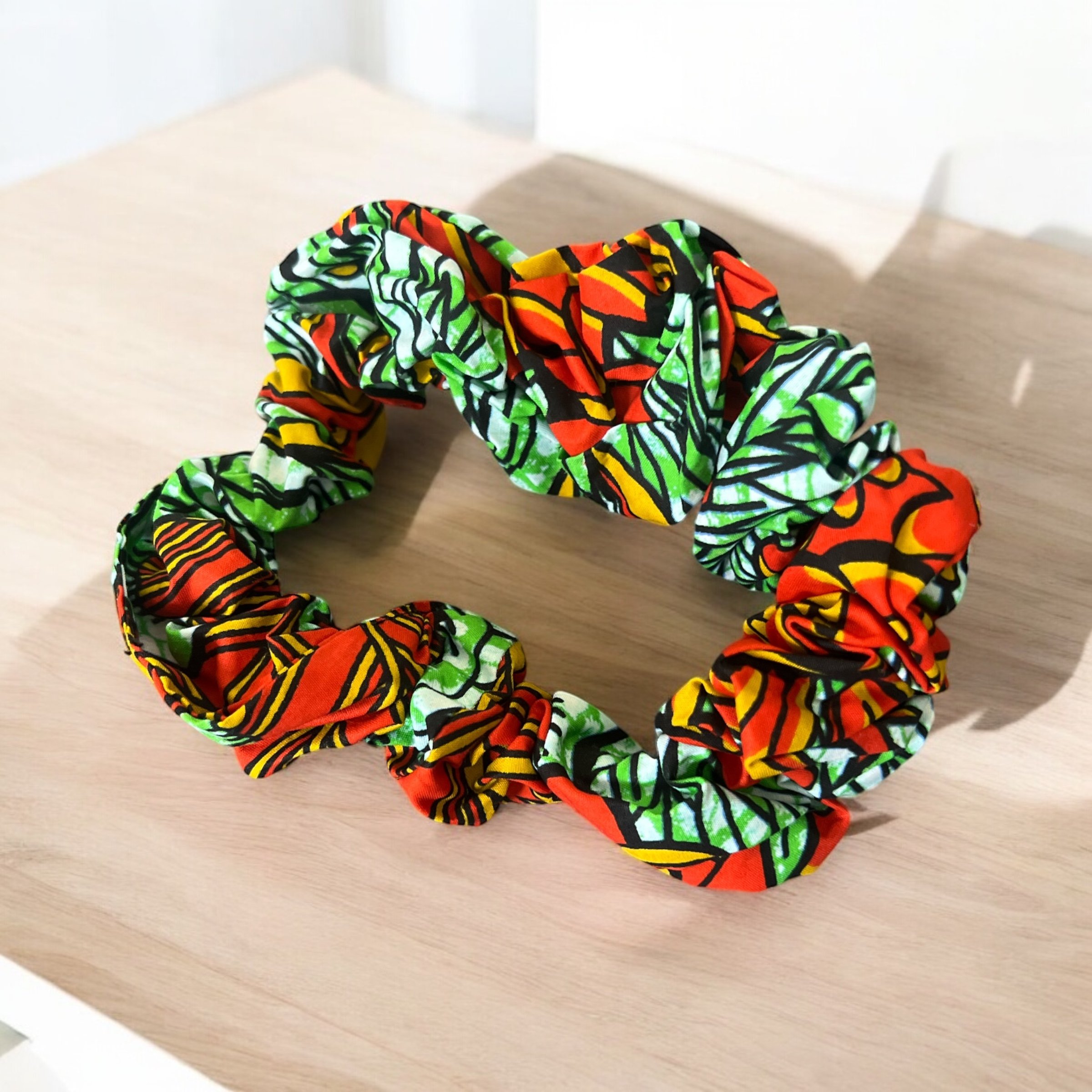 Chouchou IGBO en tissu coton – Édition artisanale