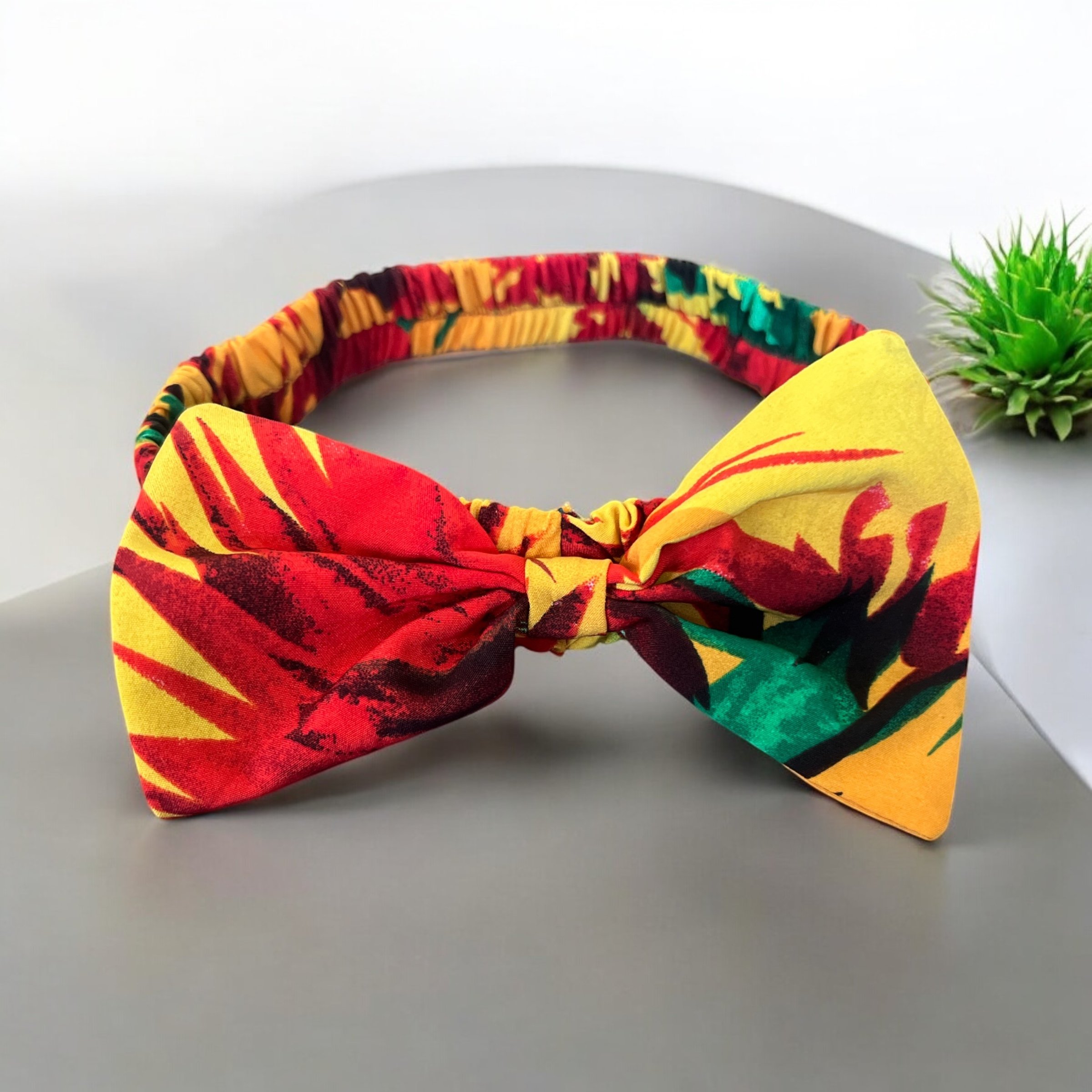Bandeau Yemoja – Nœud Large Wax Multicolore