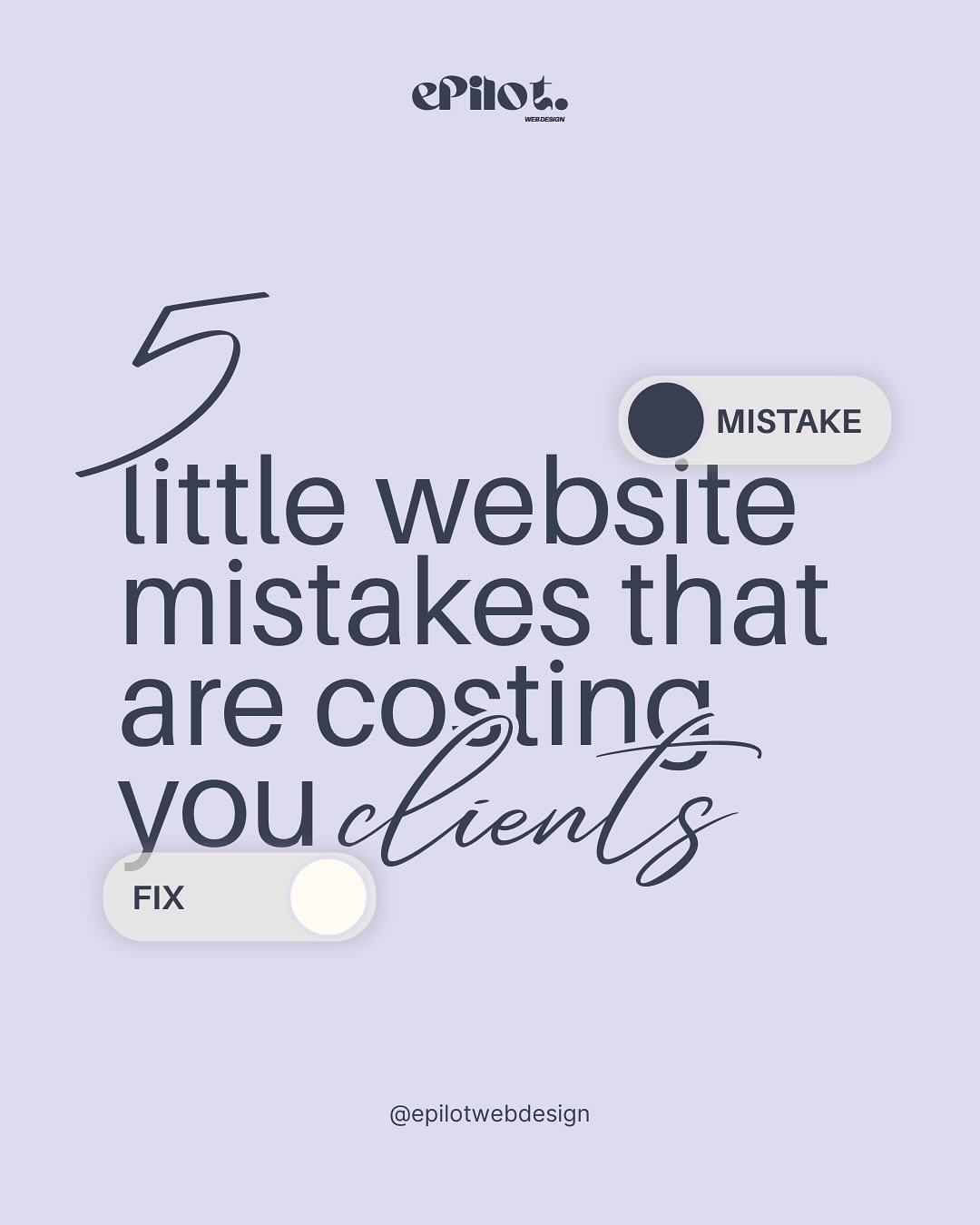 Website tips that make you say: &ldquo;Ohhh&hellip; that&rsquo;s why mine isn&rsquo;t working.&rdquo; 😅
If your site looks decent but isn&rsquo;t bringing in enquiries, it&rsquo;s probably one of these tiny-but-mighty mistakes👇

From unclear button