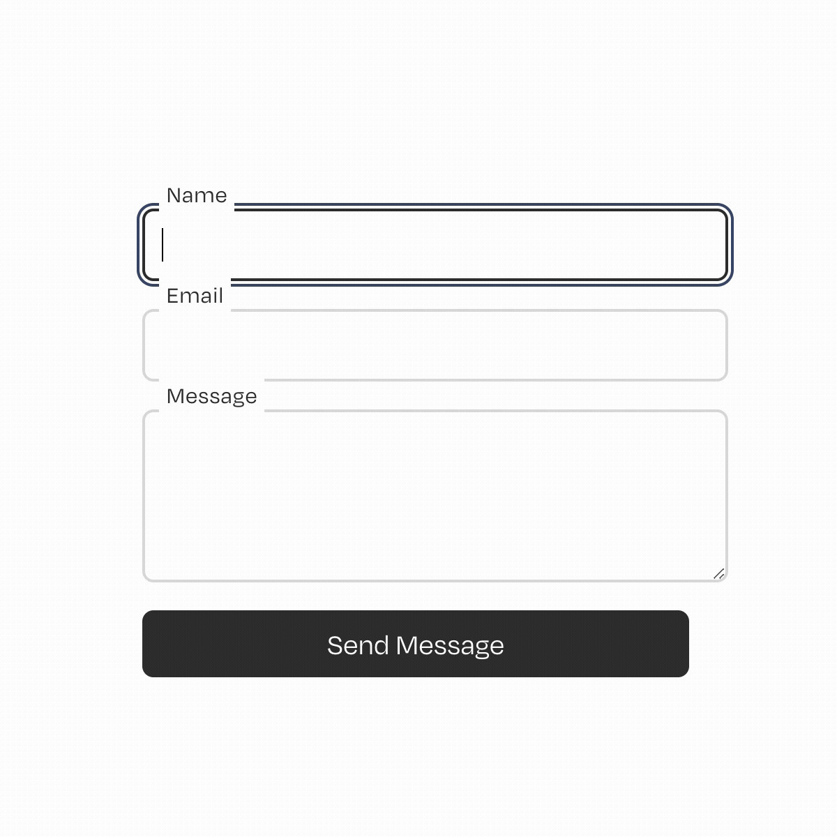 Contact Form CSS Code Website Snippet.gif