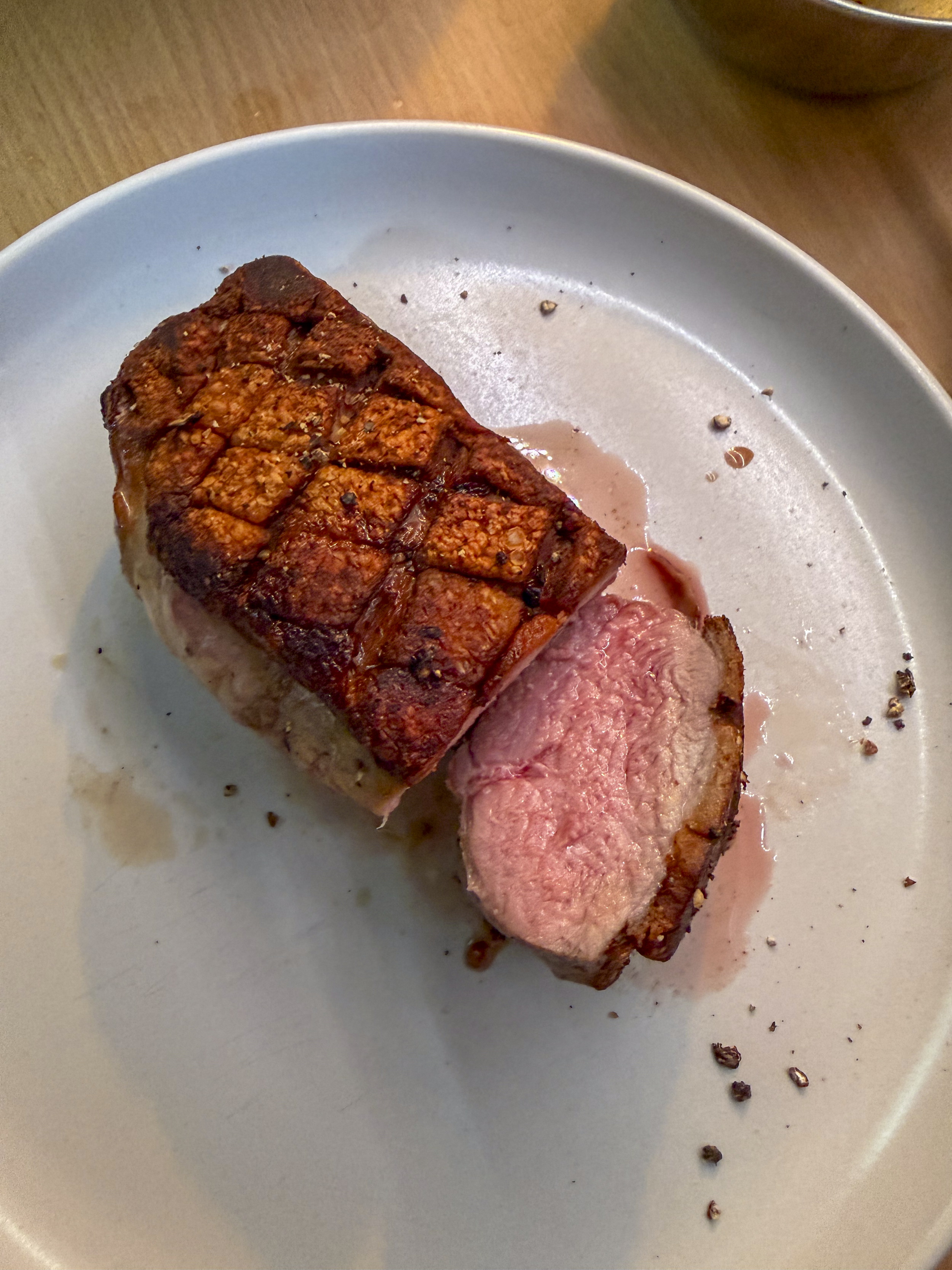 Magret De Canard (Crispy crackling skin)
