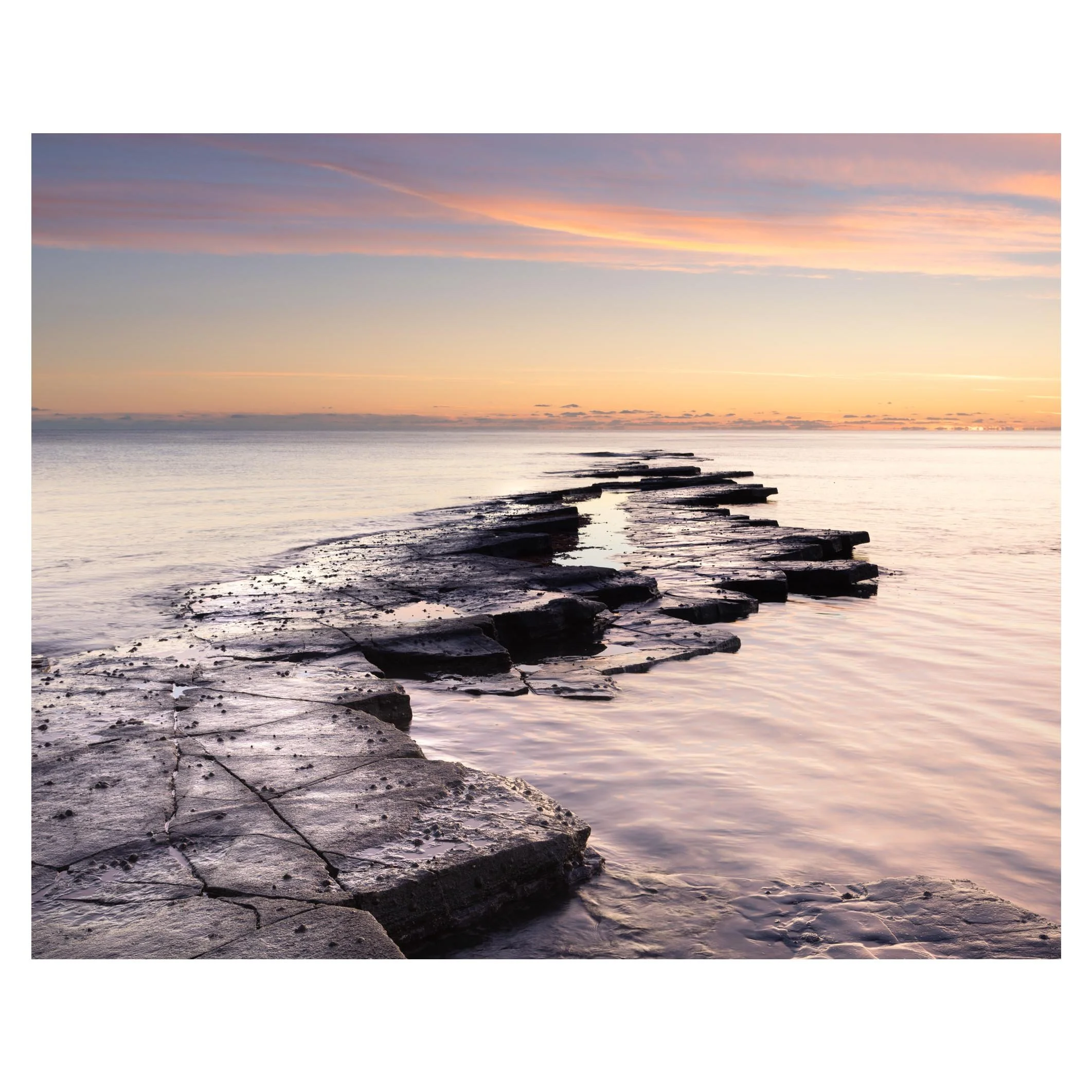 Kimmeridge sunset, Dorset