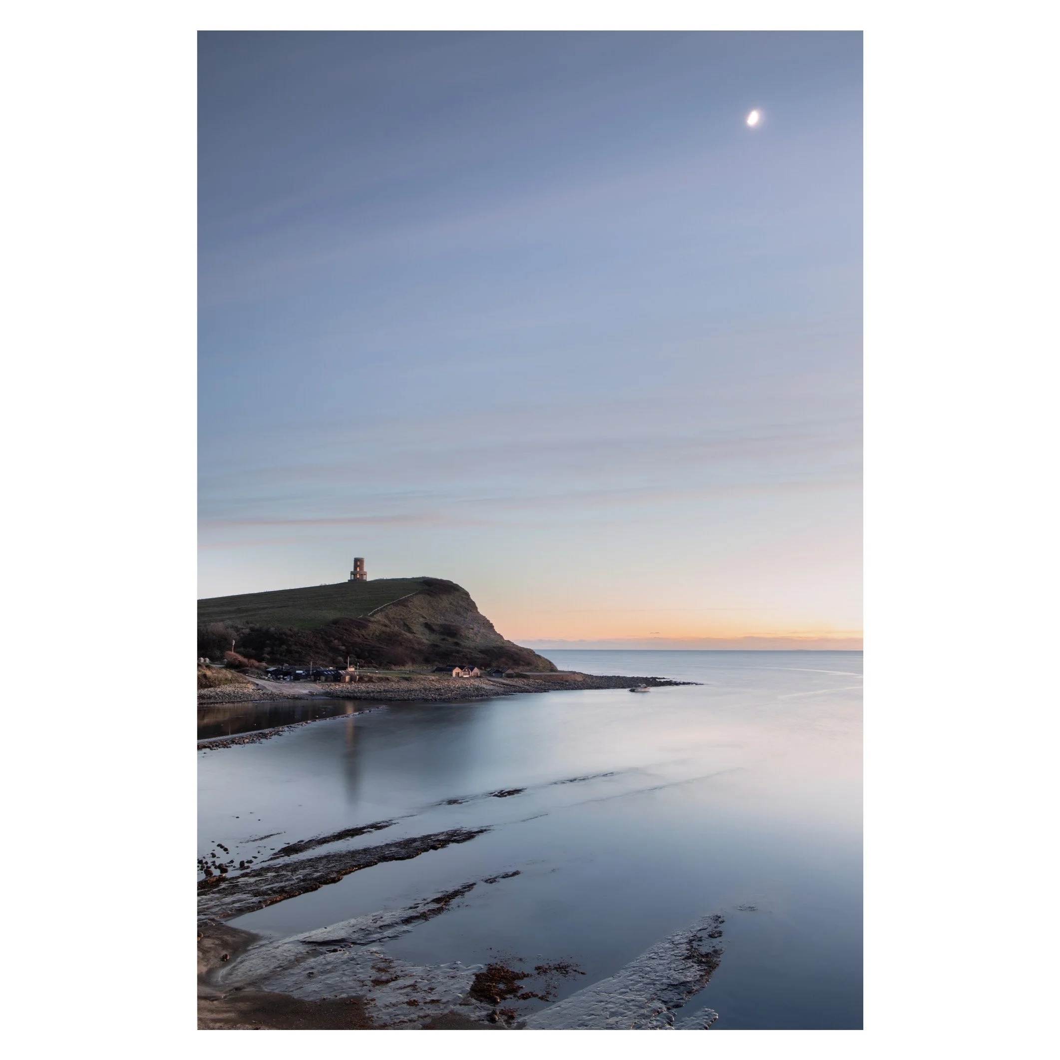 Moonrise over Clavell Tower, Kimmeridge