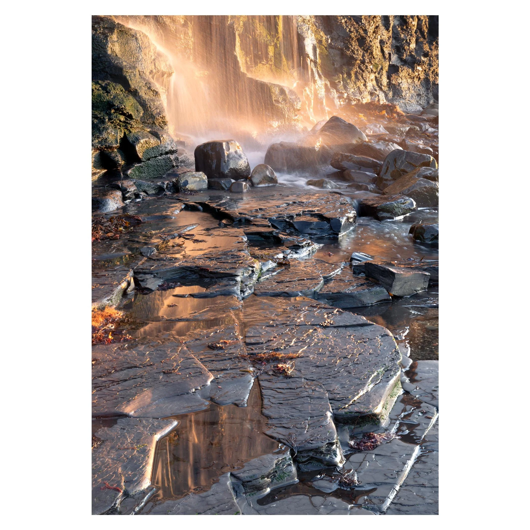 The waterfall at Kimmeridge