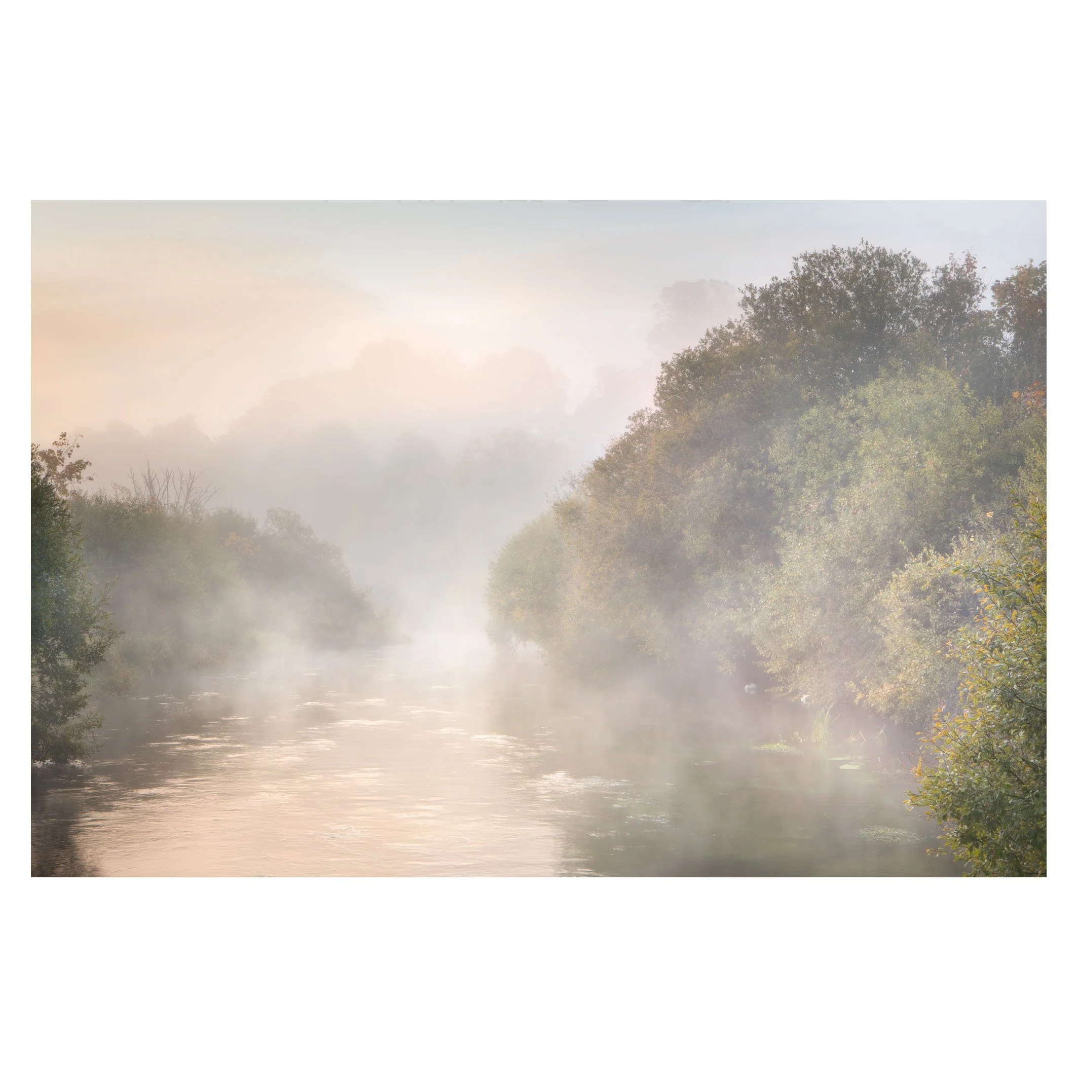 River Itchen at dawn, Hampshire