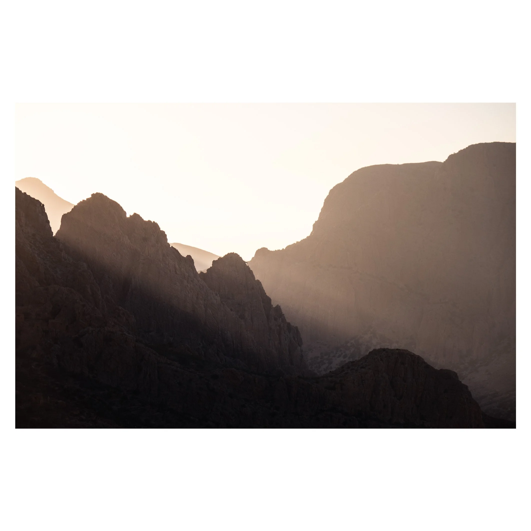 Samazar Valley light, Morocco