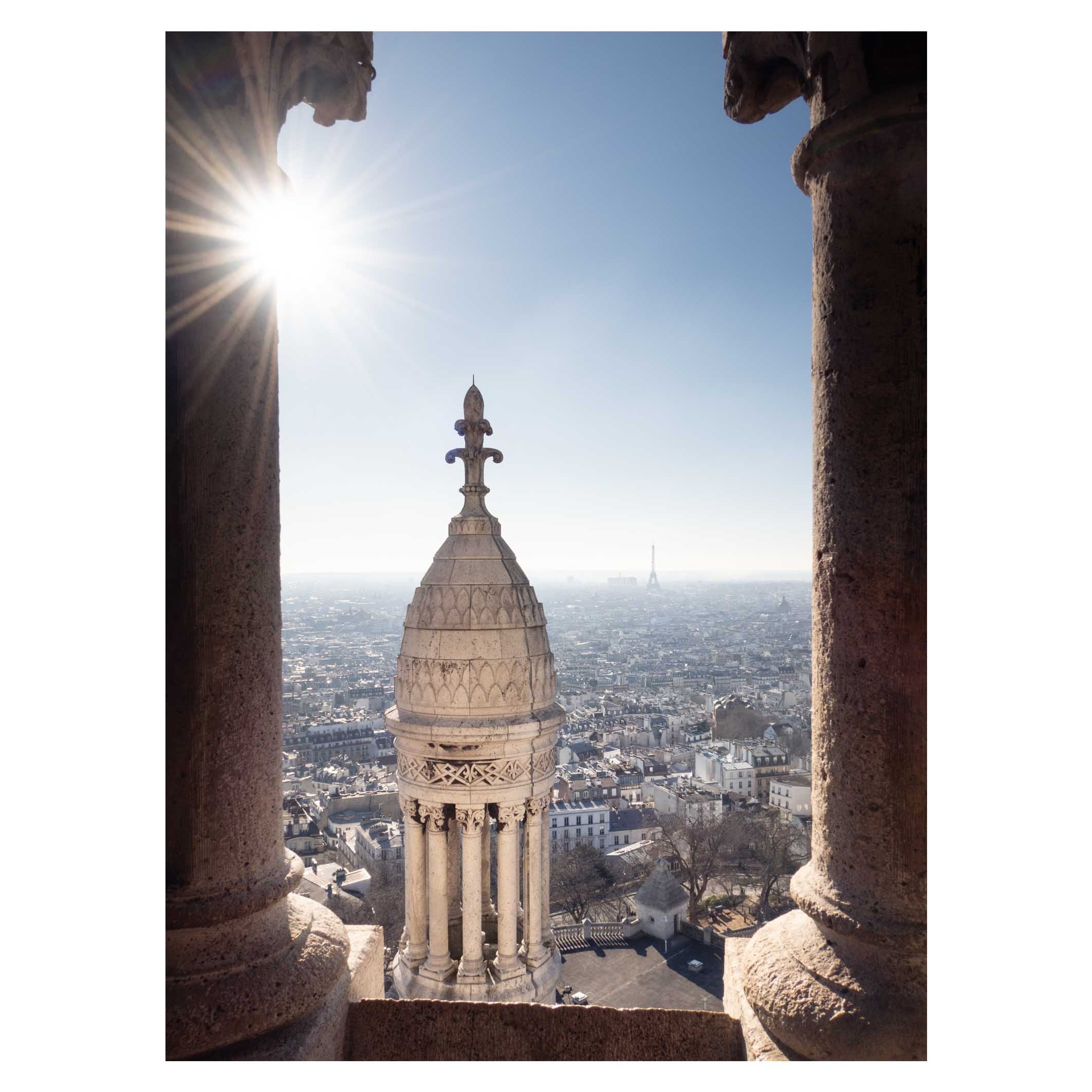 Eiffel Tower from Sacre Coeur, Paris