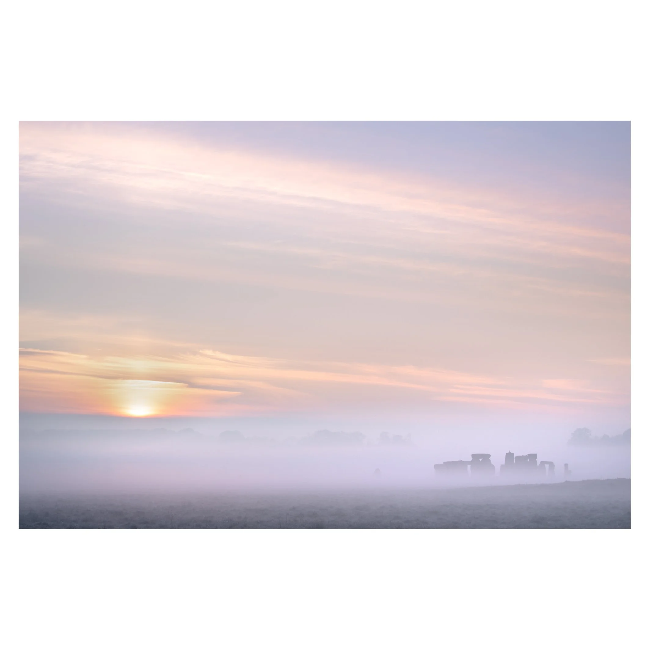 Stonehenge sunrise, Wiltshire