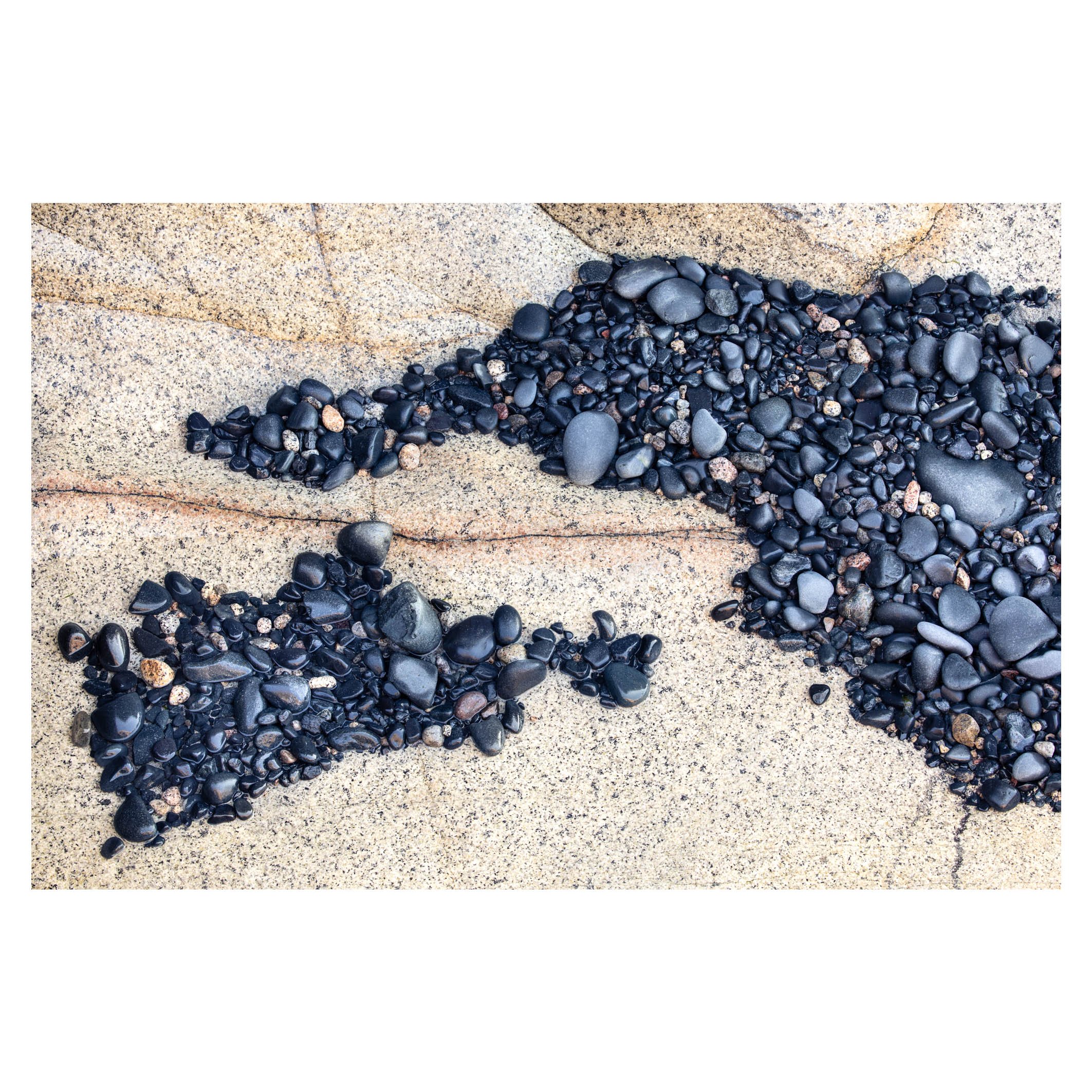 Granite and pebble abstract