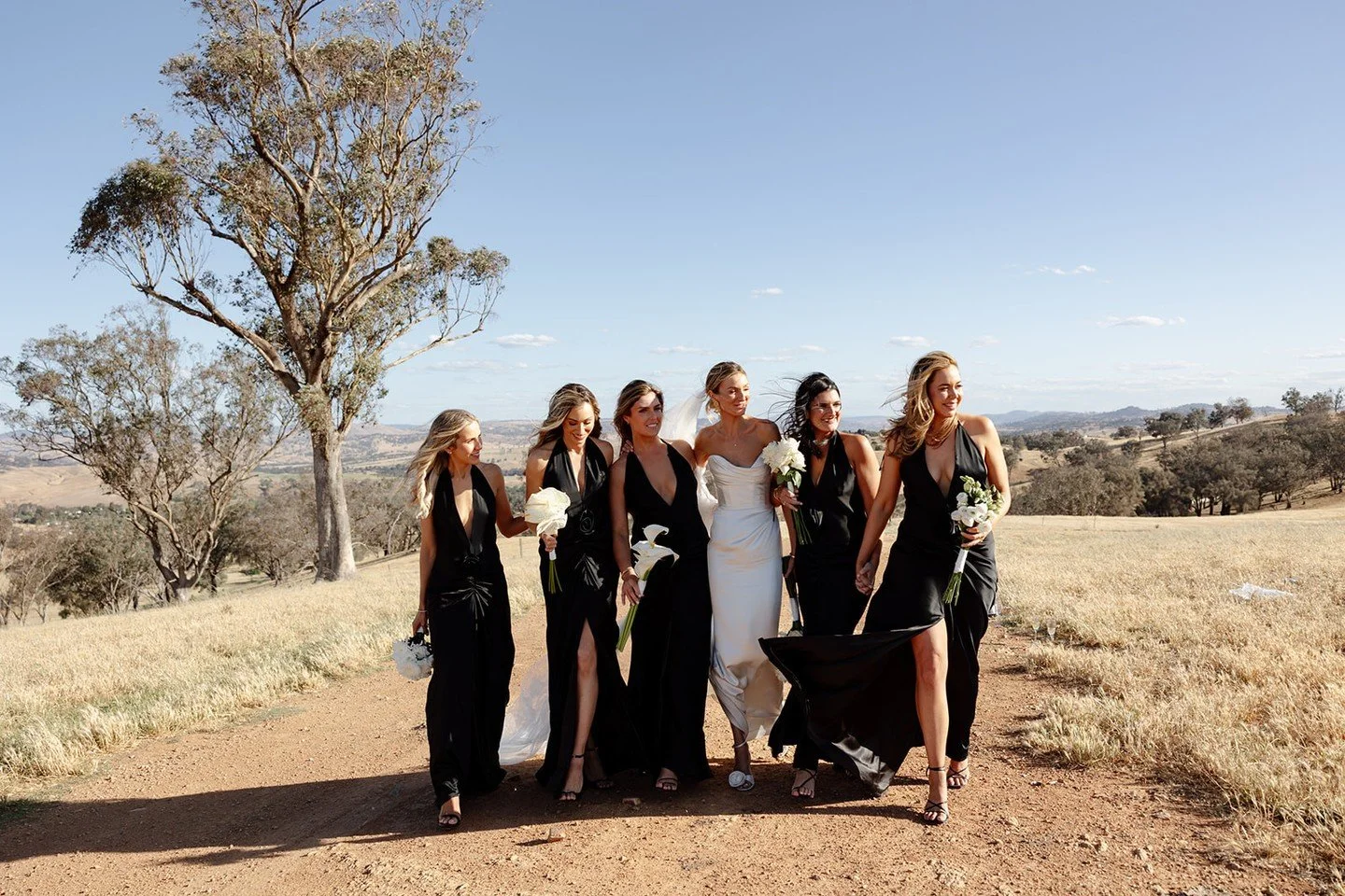 Eliza and her ladies! 🖤⁠
⁠
@piptakesapicture⁠
⁠
#JackandEliza⁠
#TheSirGeorgeWeddings