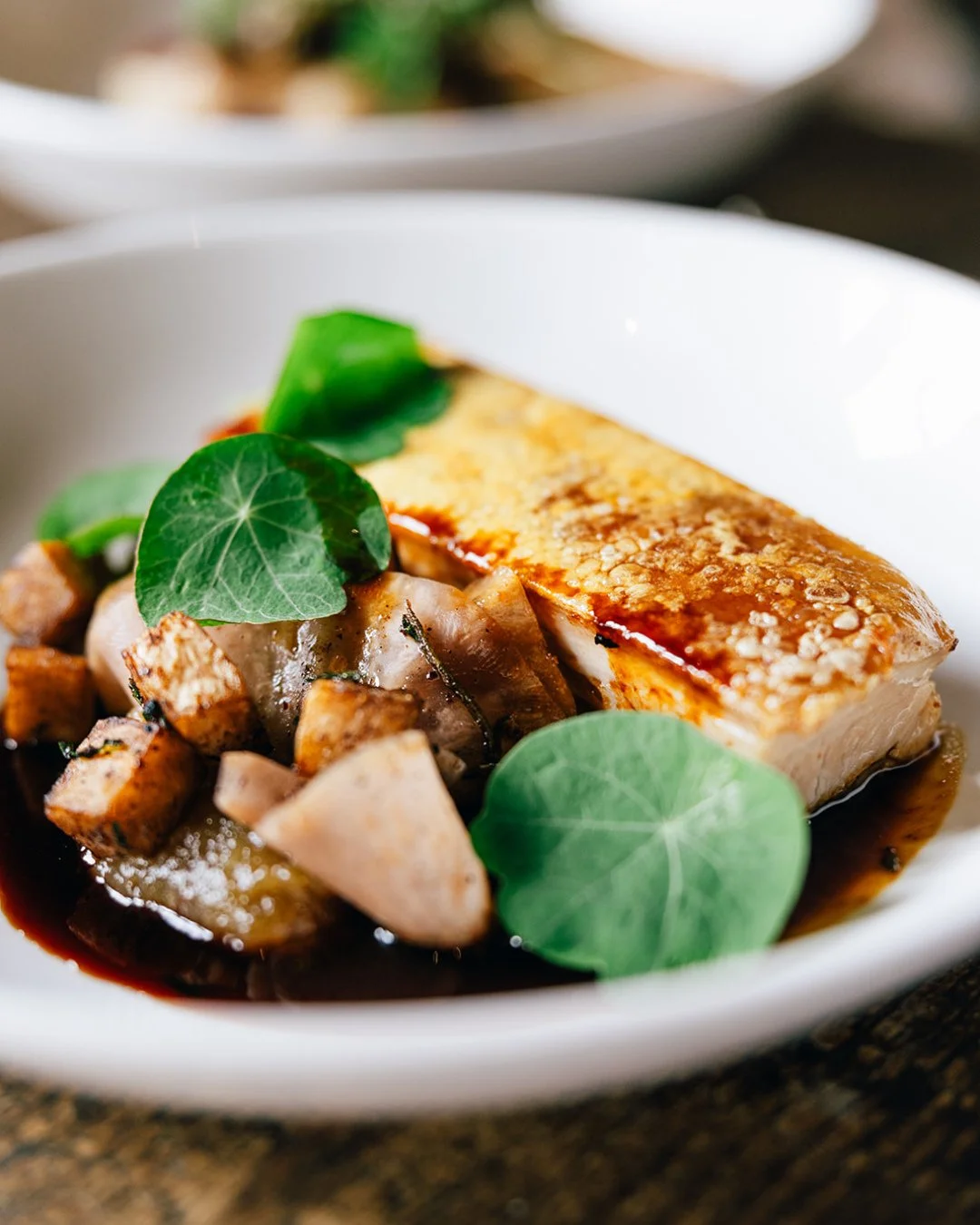 Stockinpiggle Pork Shoulder with celeriac, fennel, cavolo nero and apple cider jus.⁠
⁠
Book a table via the link in our bio.⁠
⁠
#RuralNSW #CountryNSW #Jugiong #Countryside #CountryPub