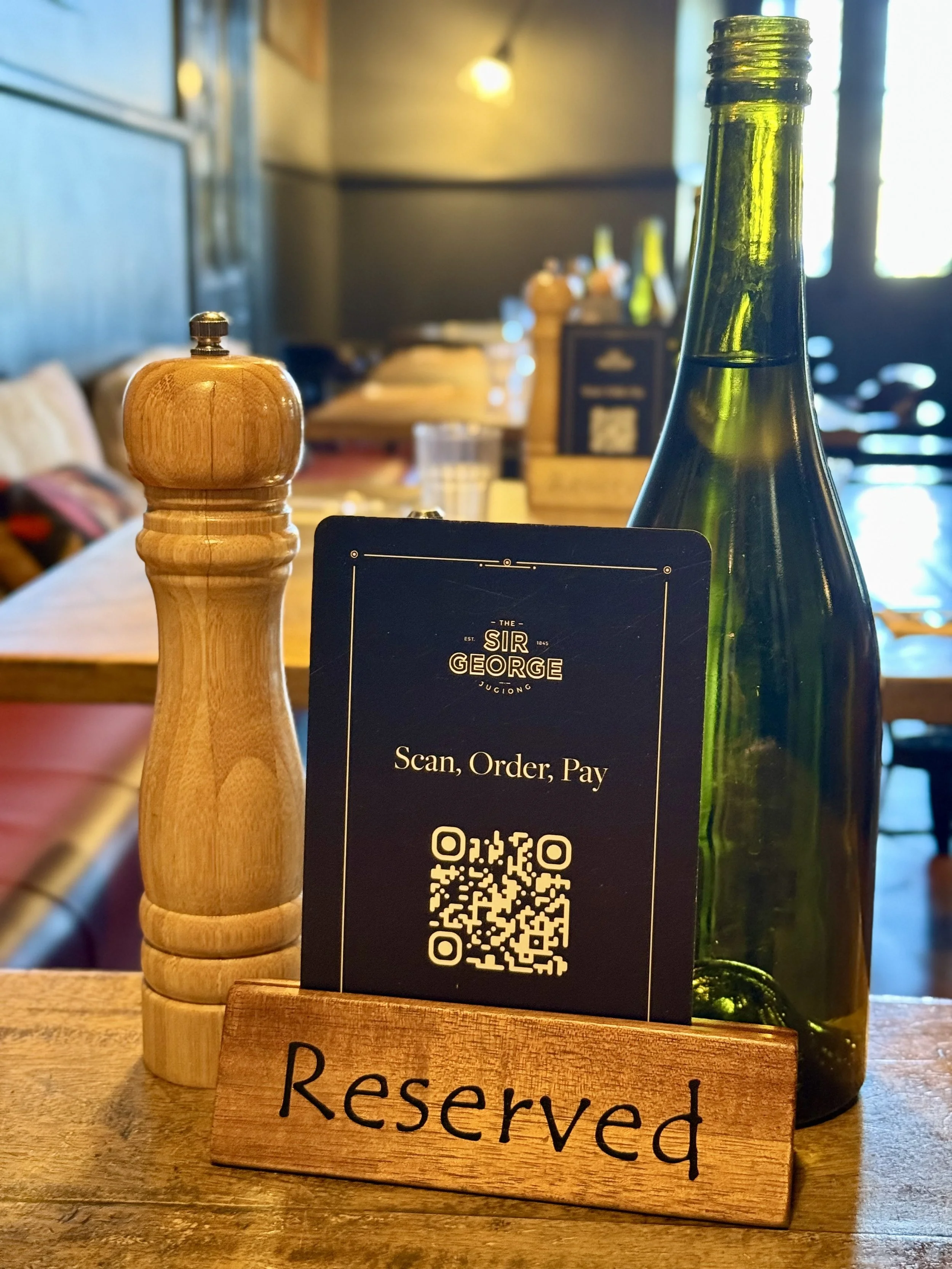 Now Serving: Takeaway &amp; QR Code Ordering at The Sir George Jugiong